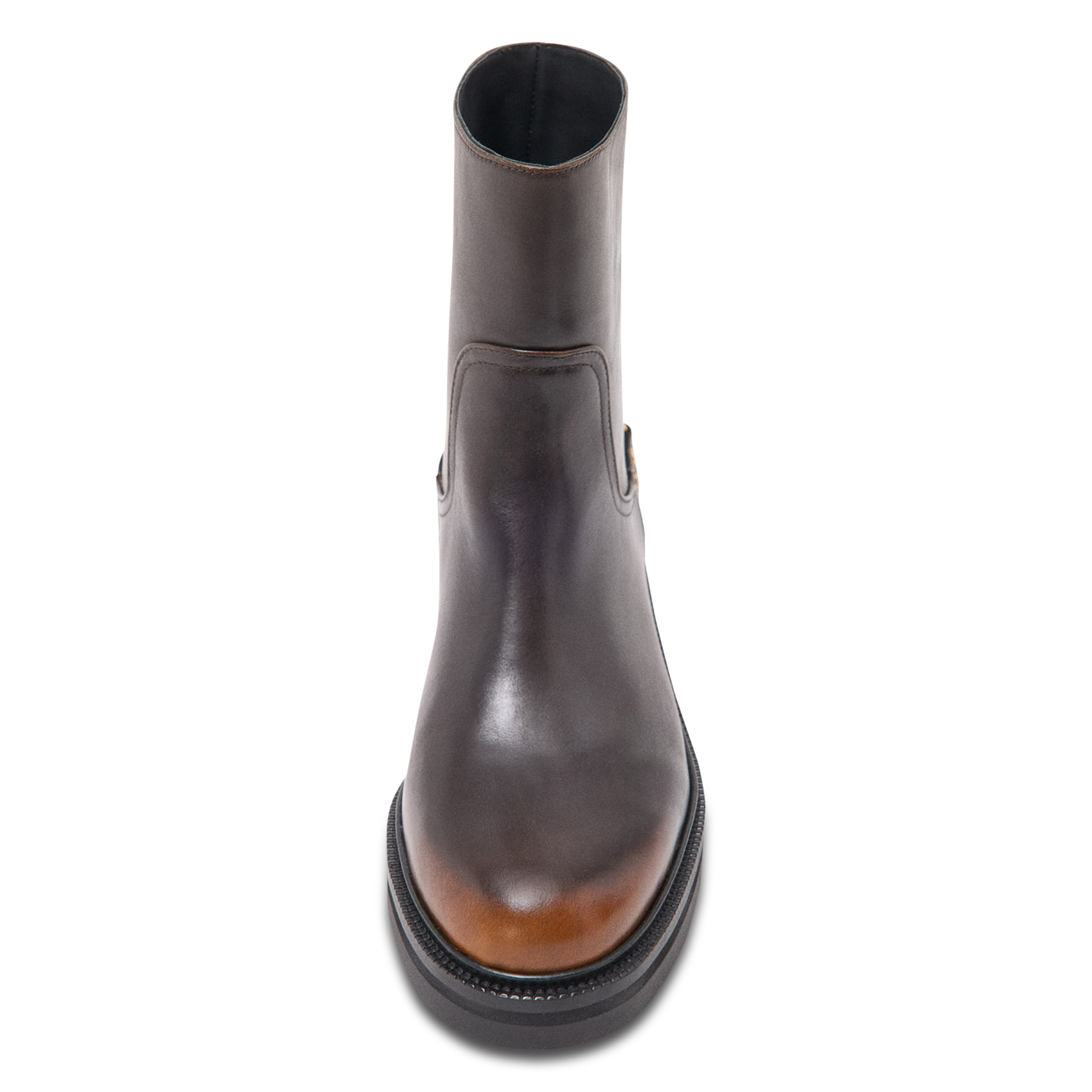 Bottines en cuir MAJE Marron