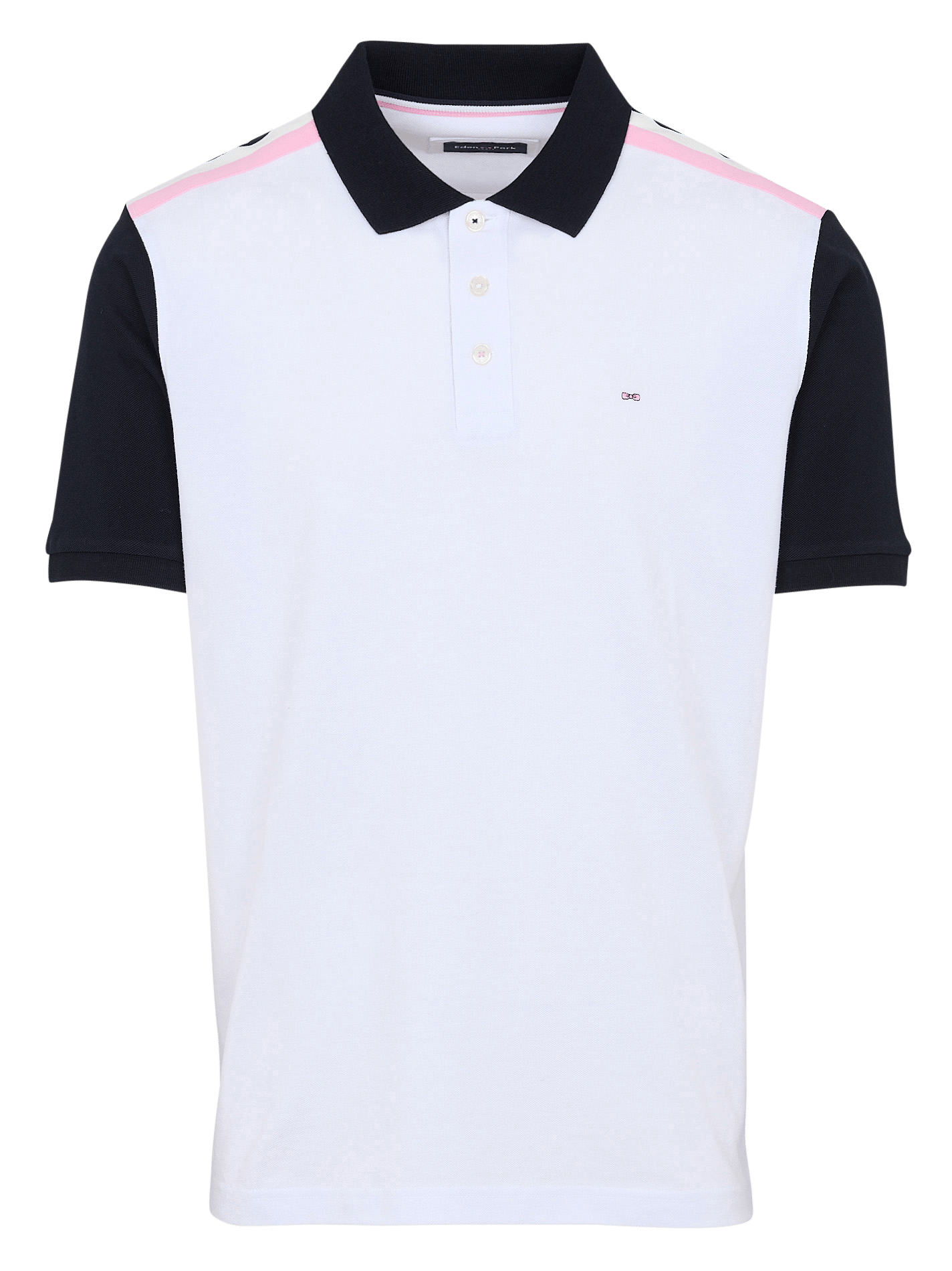 Short-sleeved cotton polo shirt EDEN PARK