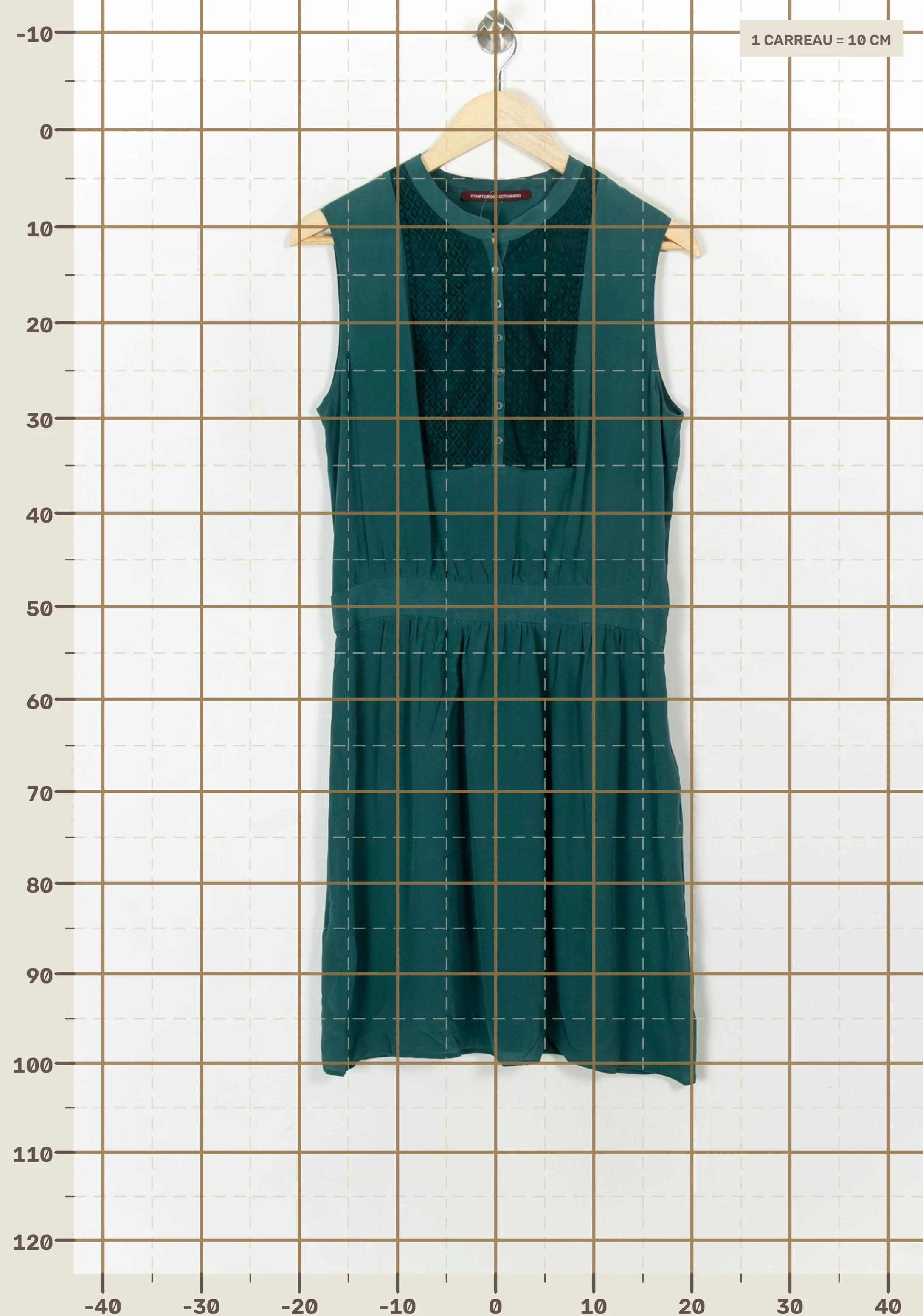 Short & midi dress COMPTOIR DES COTONNIERS - Seconde main Green