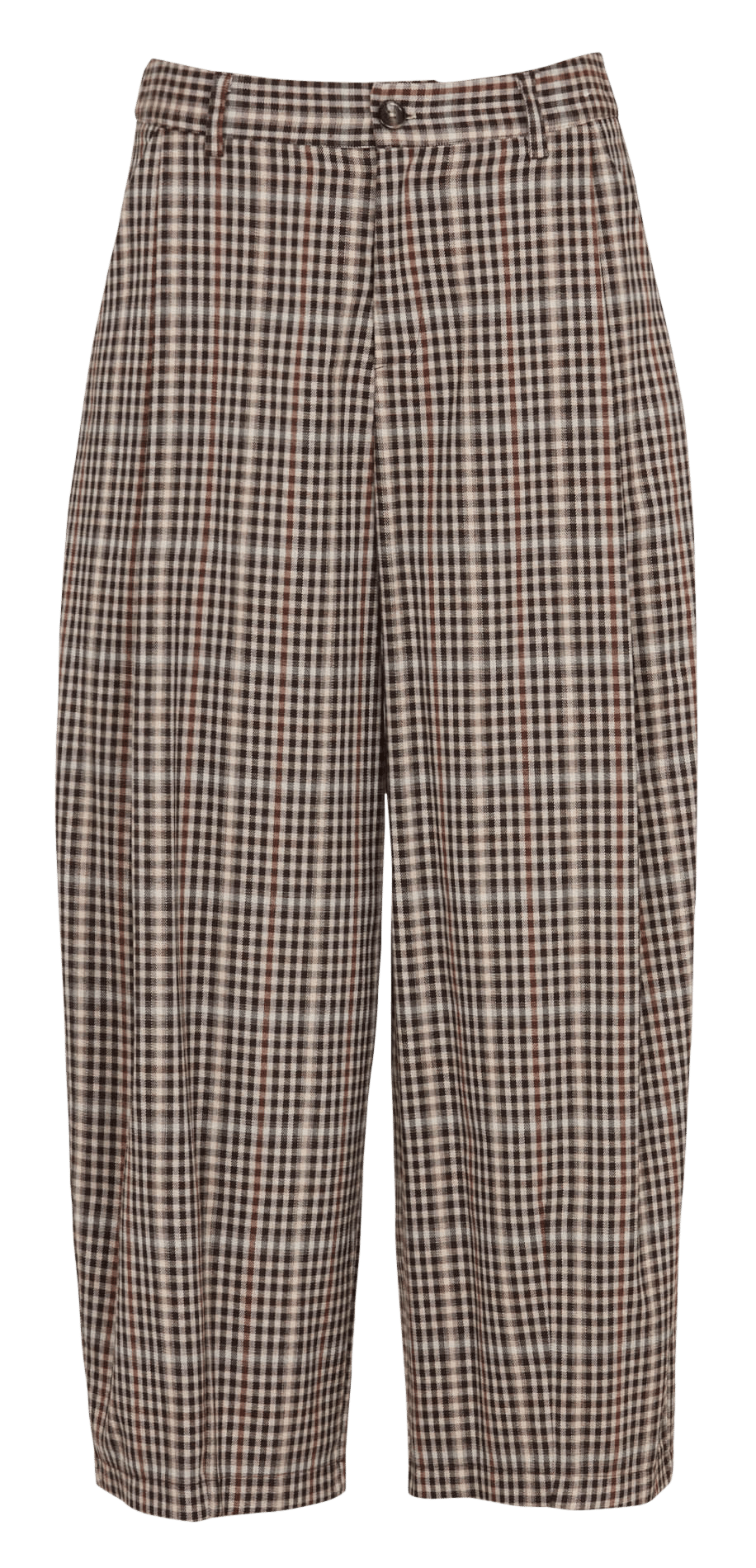Pantalon ballon à pinces PLEASE Marron