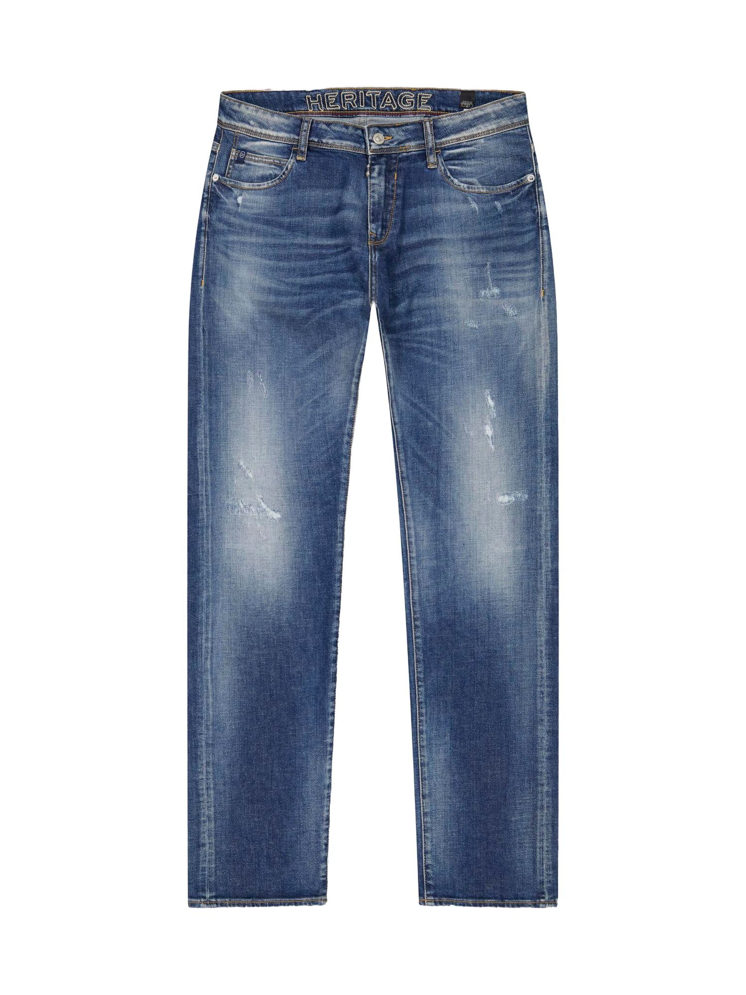 Straight-leg zip jeans LE TEMPS DES CERISES Blue