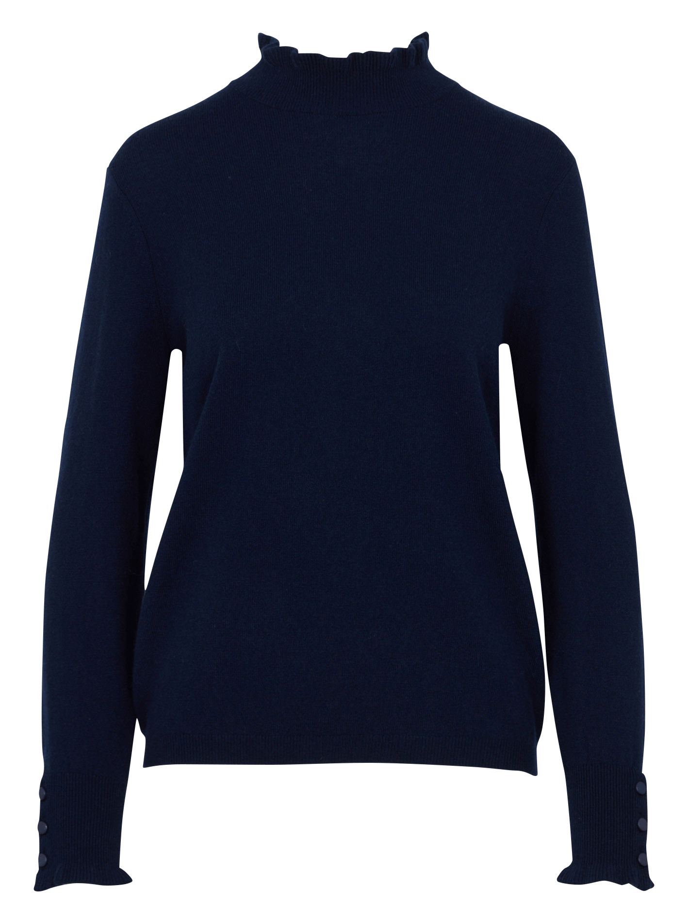 High-neck cashmere sweater HIRCUS Blue