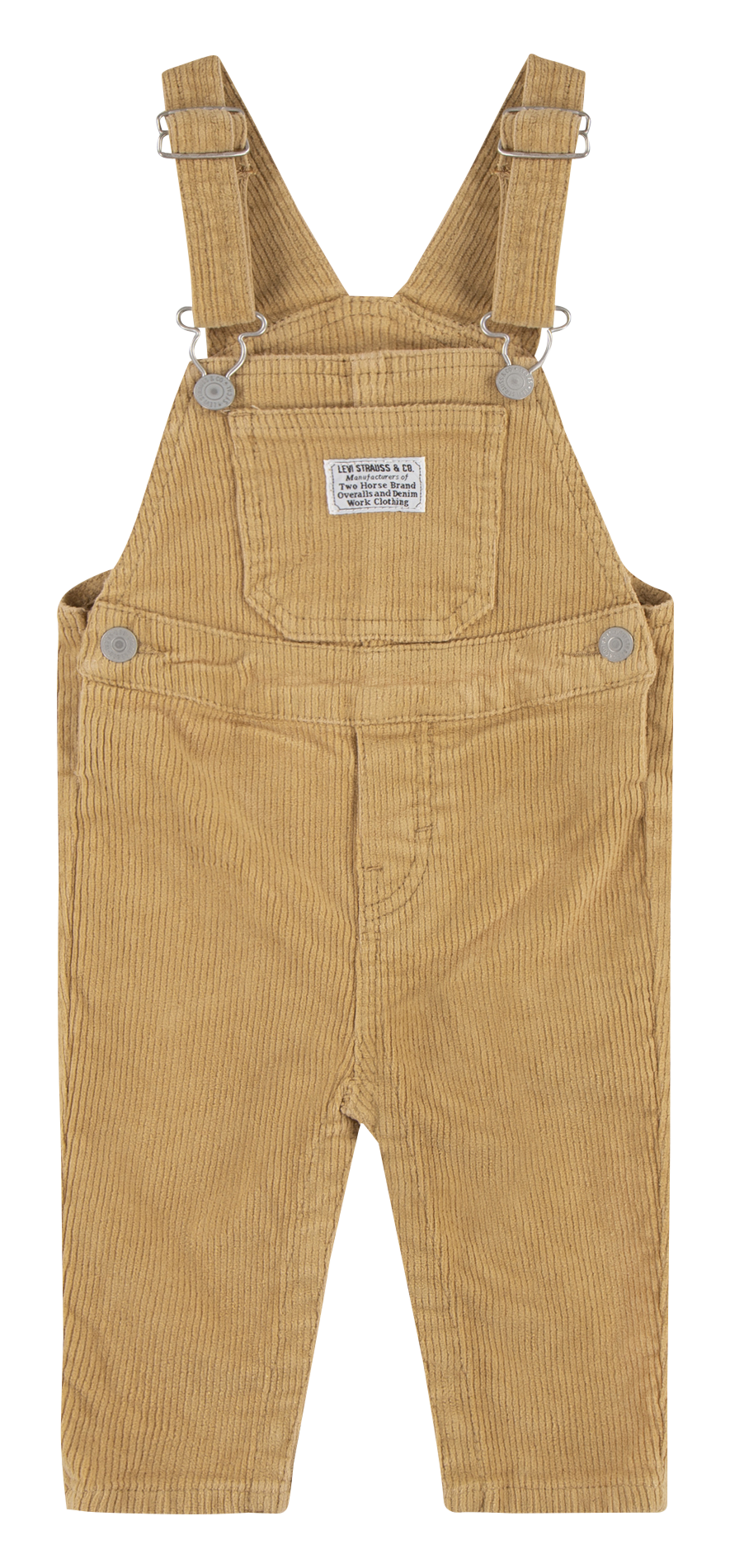 Salopette en coton côtelé mélangé LEVI'S KIDS Marron