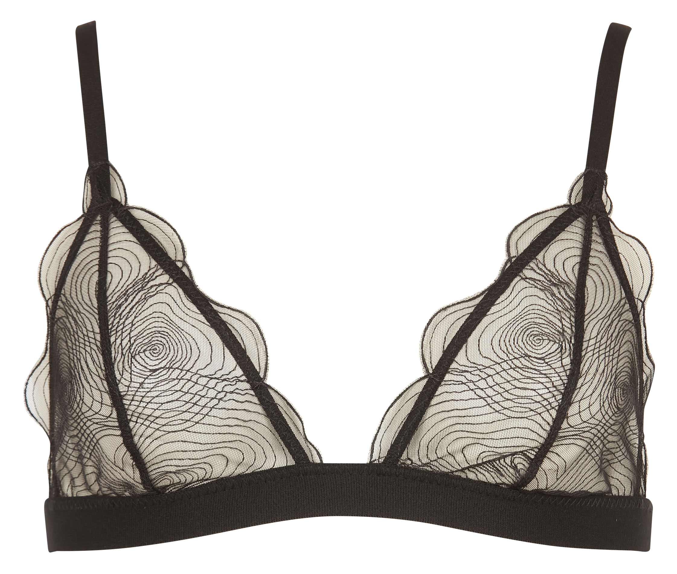 Kanten triangelbeha UNDRESS CODE Zwart