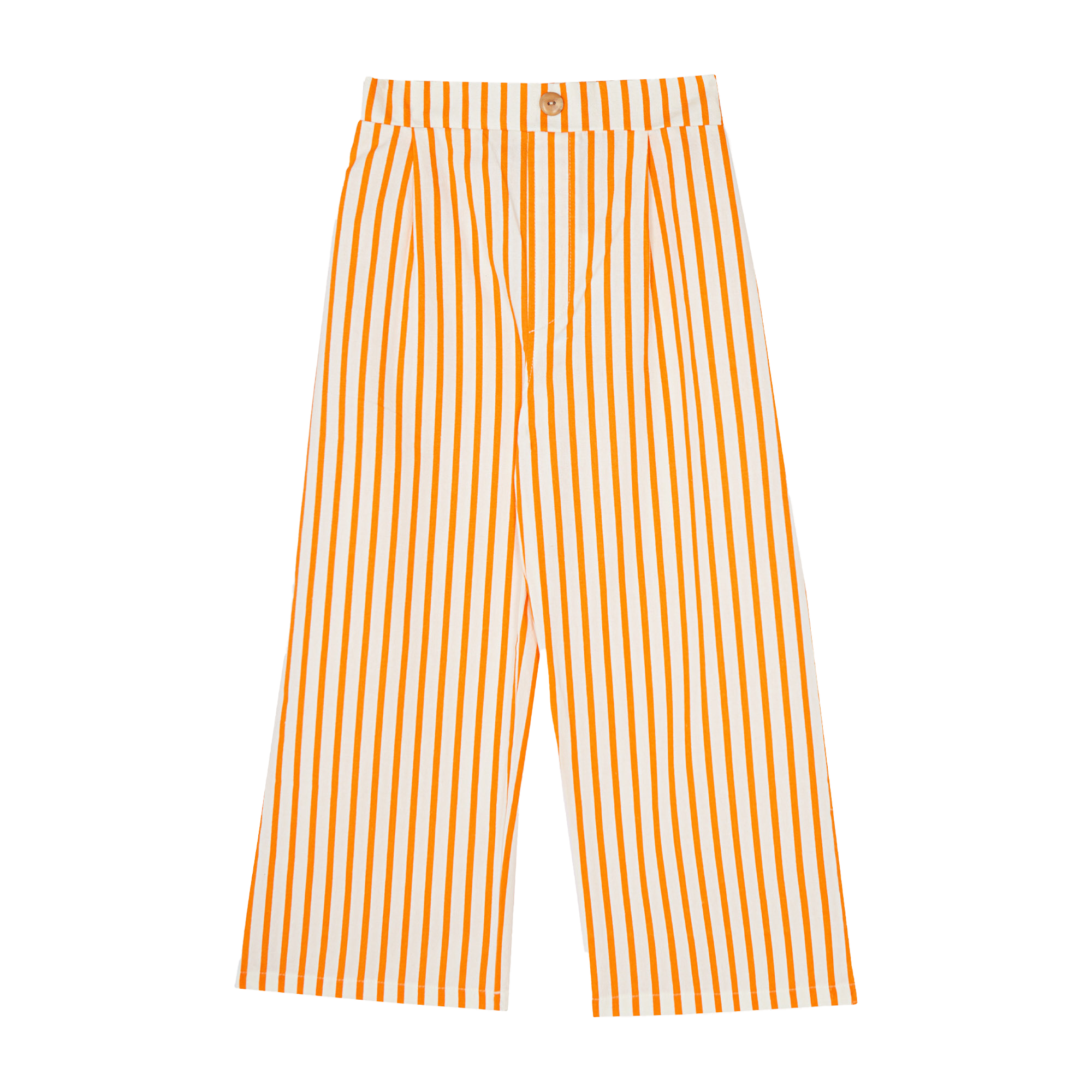 Wide-leg cotton pants THE CAMPAMENTO Orange