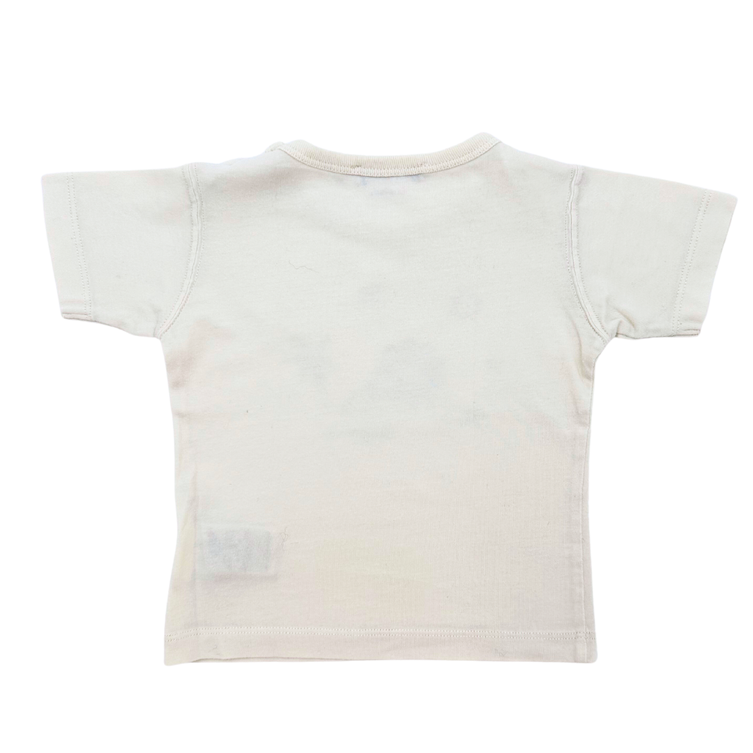 Beige baby T-shirt - 6 months BONPOINT - Seconde Main Beige