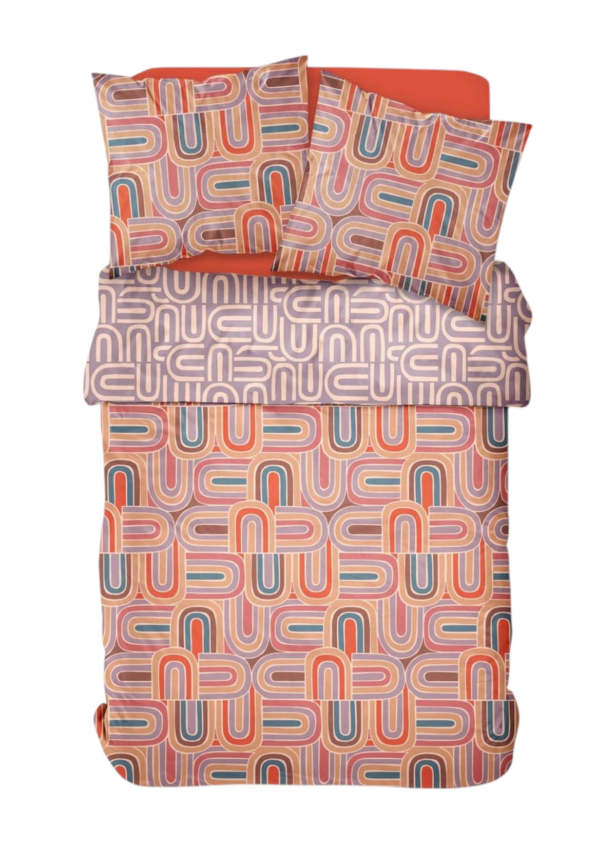 Printed cotton bed set TODAY LINGE DE MAISON Pink