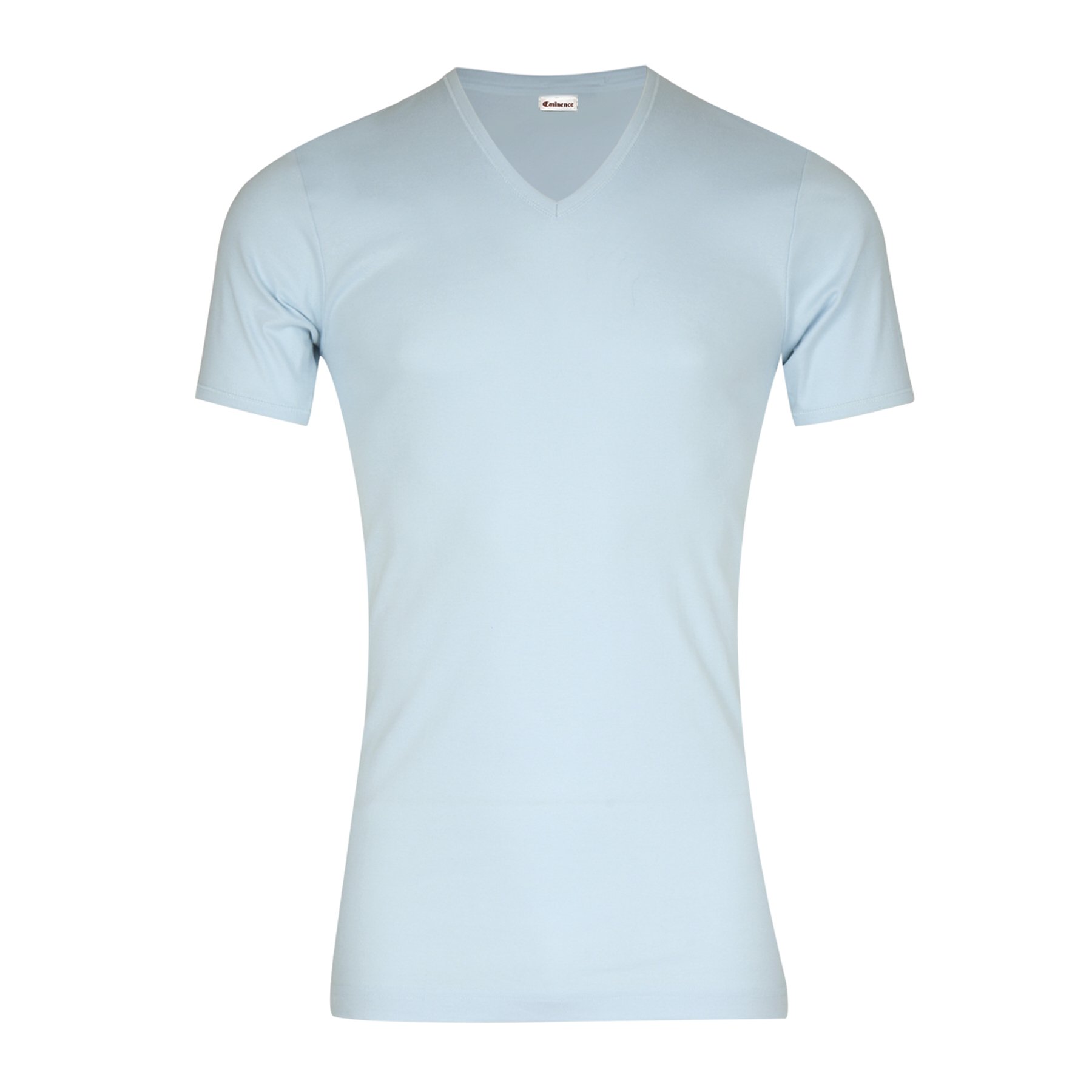 Premium pure cotton V-neck T-shirt Blue