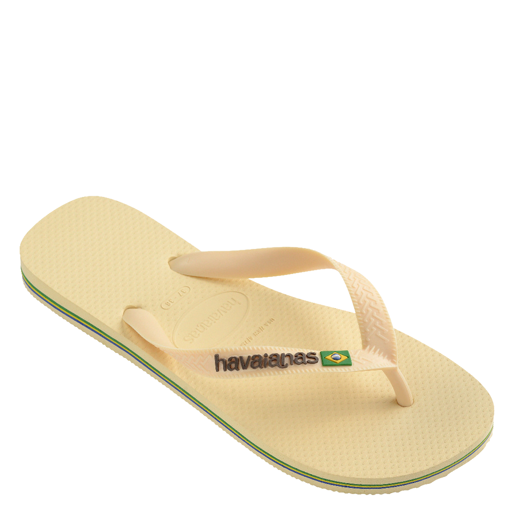 Havaianas brasil logo flip-Flops Buttercream Havaianas Men