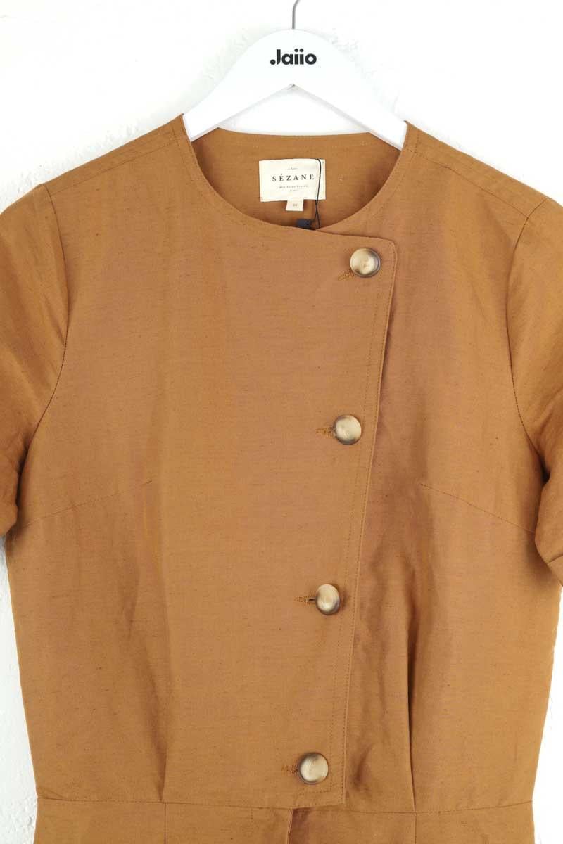 Linen jumpsuit SEZANE - Seconde main Brown