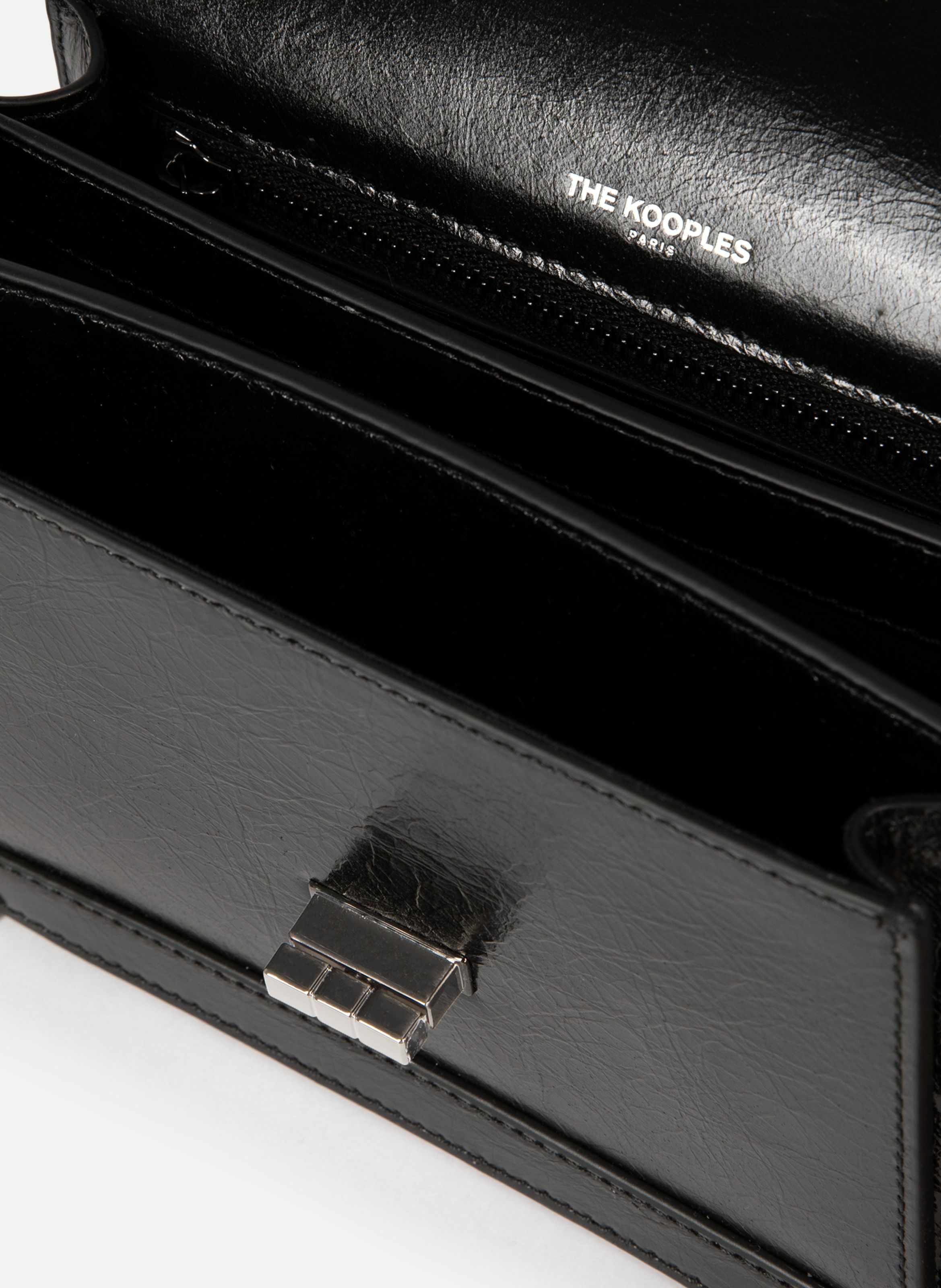 Emily small leather bag THE KOOPLES Black