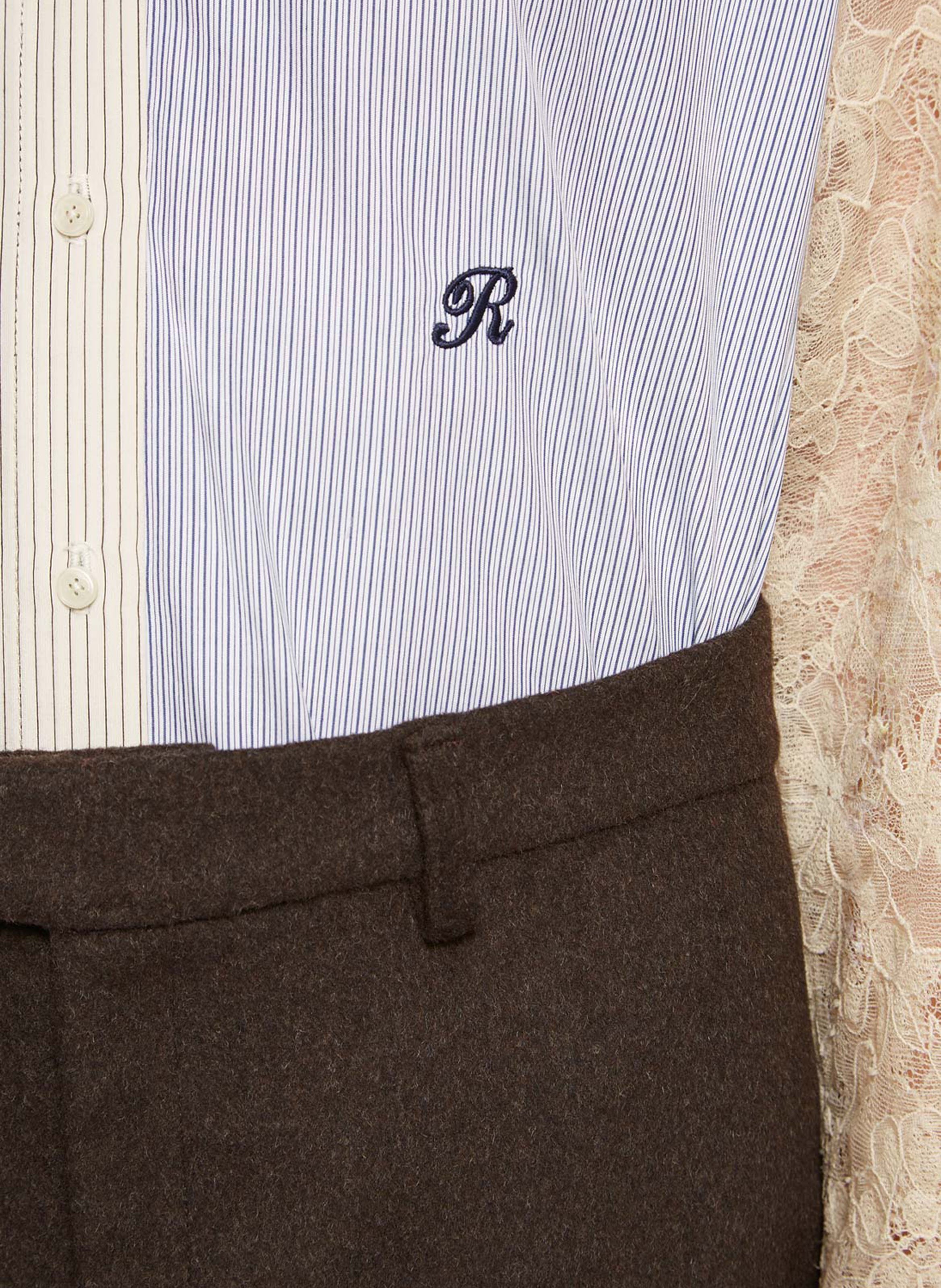 Chemise col classique en coton ROSEANNA Multicolore