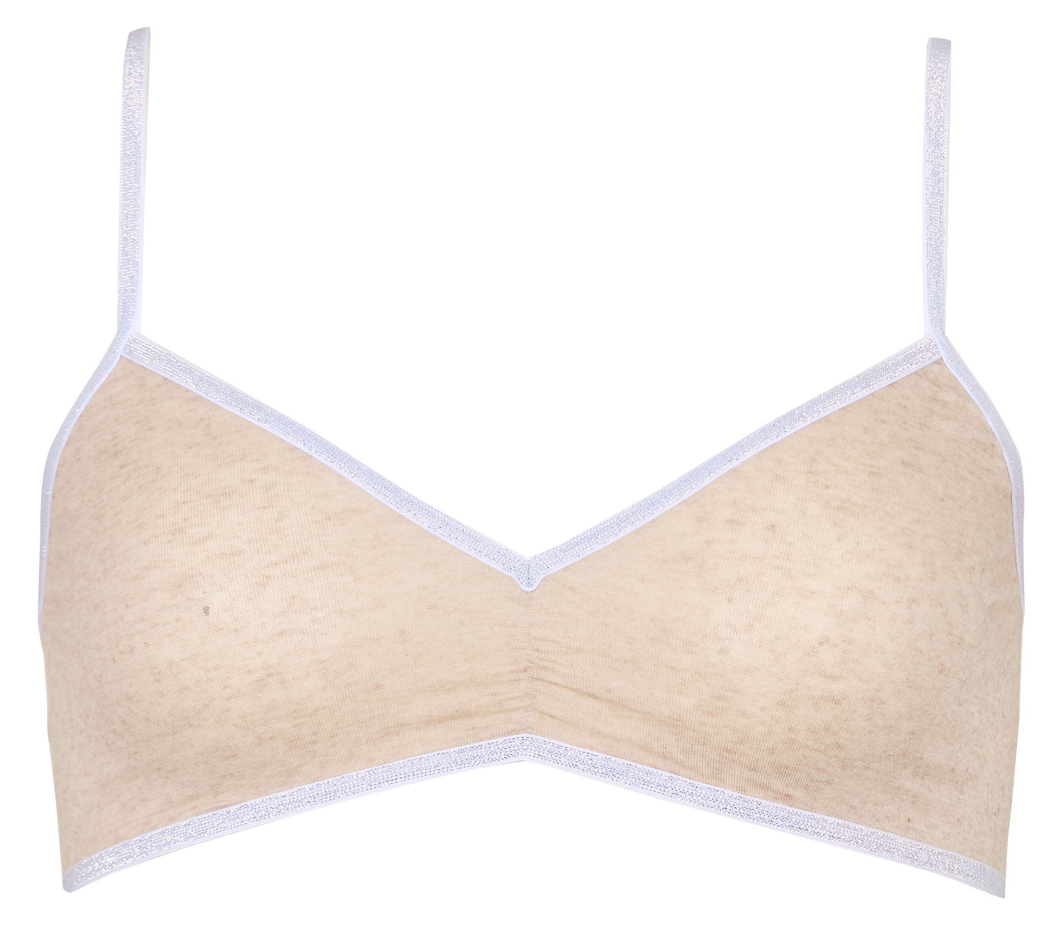 Brassière à fil métallisé LA NOUVELLE Beige
