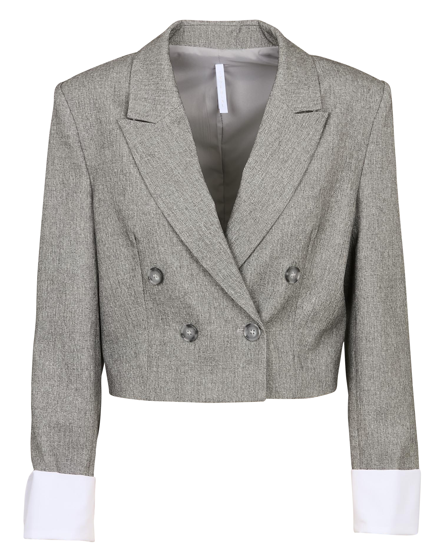 Cropped suit jacket IMPERIAL Grey