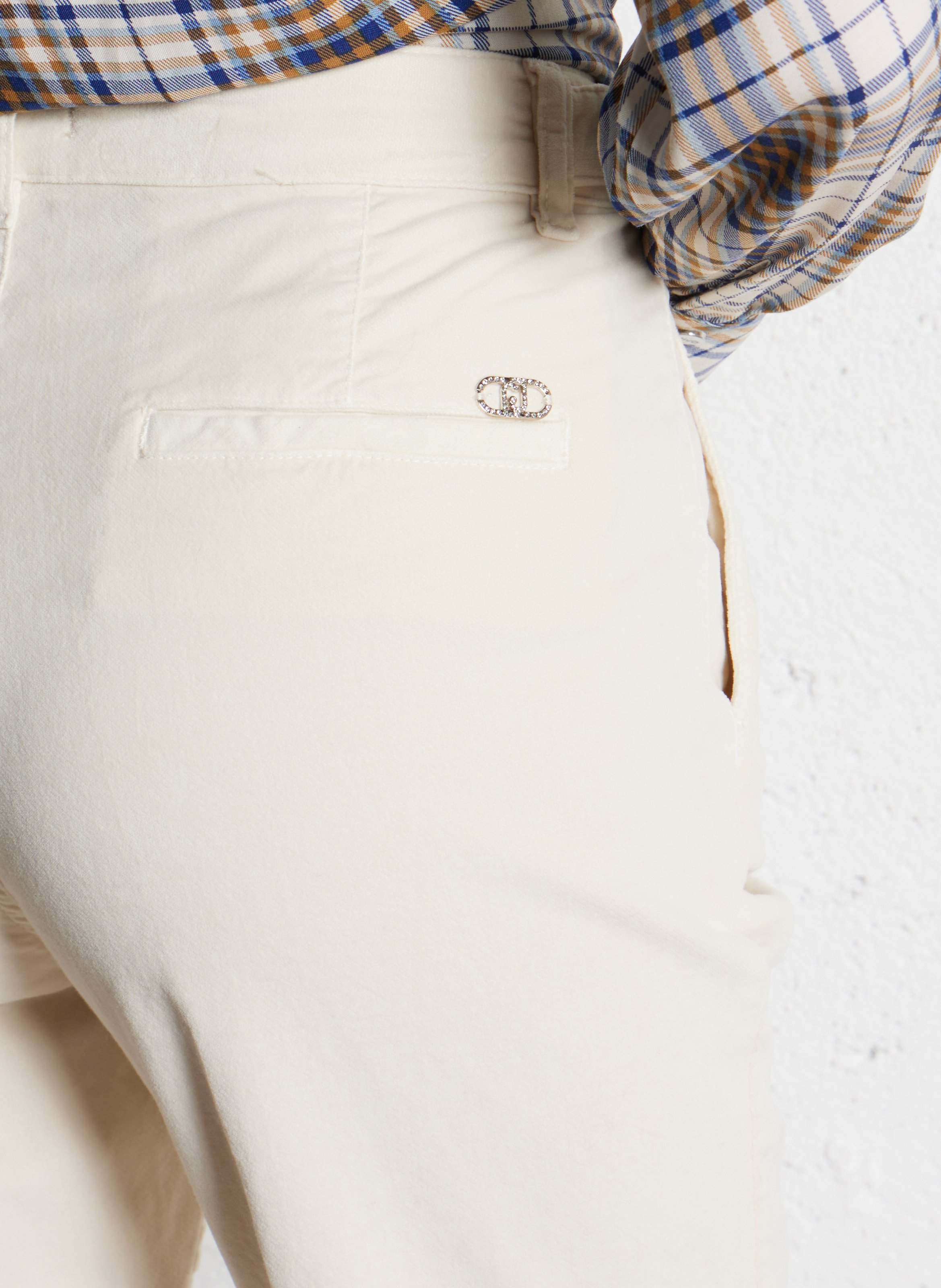 Cotton-blend bucket hat LIU JO Beige