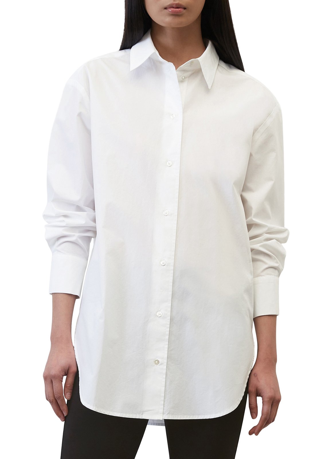 Chemise col classique en coton MARC O'POLO Blanc