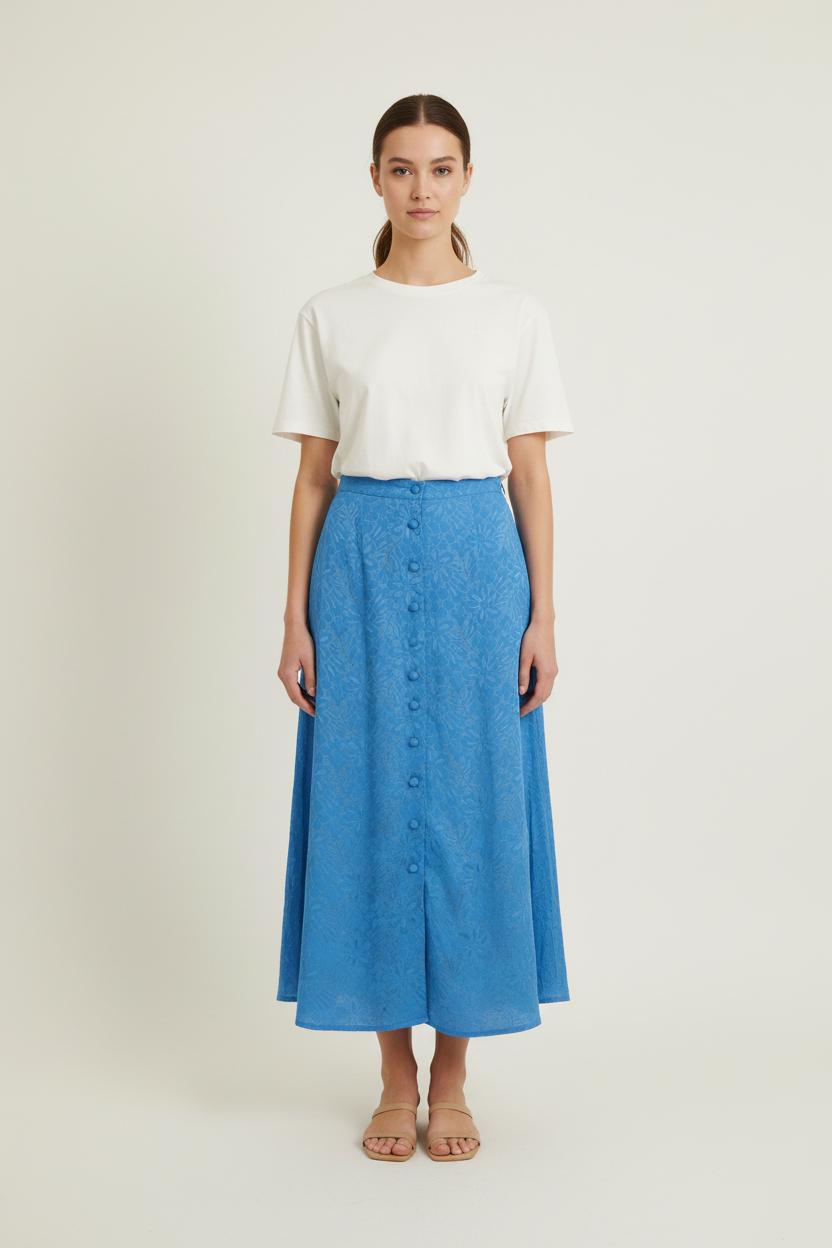 Long skirt MARIE SIXTINE - SECONDE MAIN Blue
