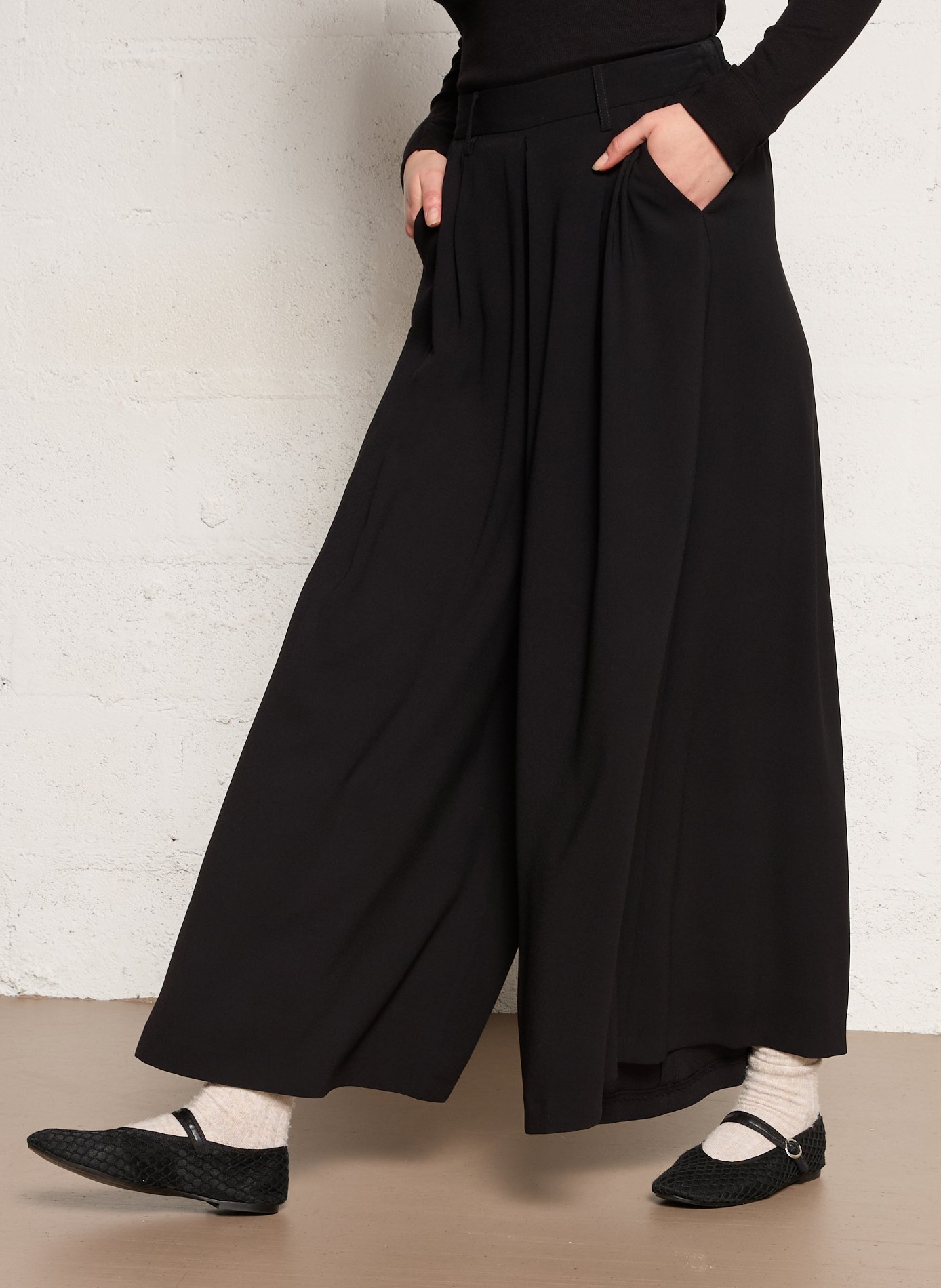 Palazzobroek MAISON 123 Zwart