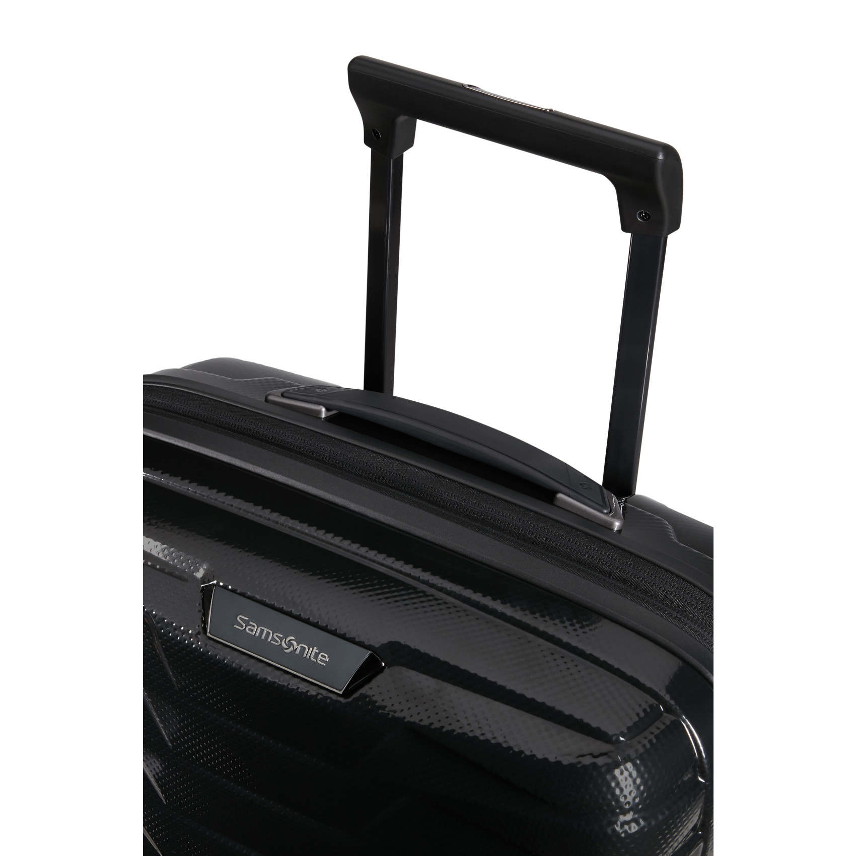 Proxis 4-wheel carry-on suitcase size S Black