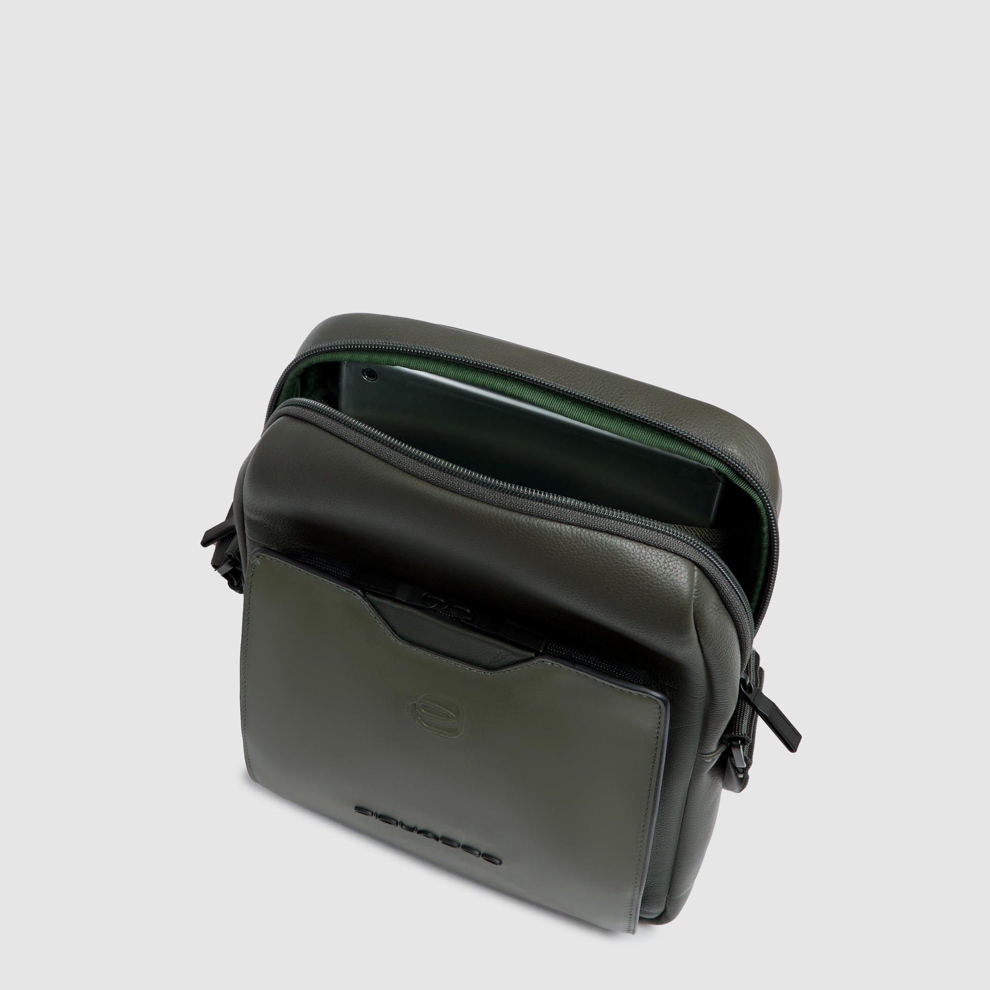 Men's shoulder bag for iPad® PIQUADRO Green