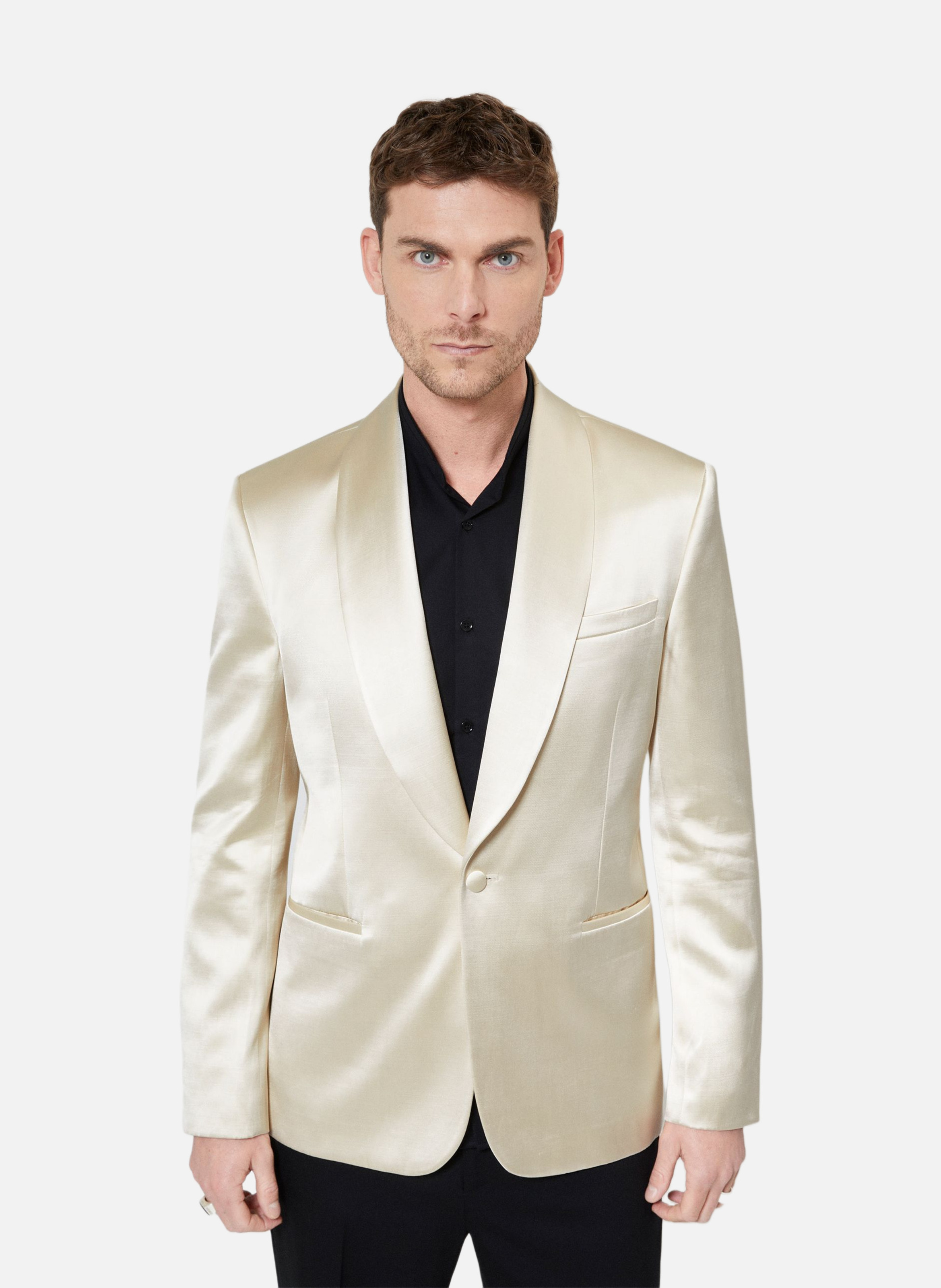 Bead-embroidered dress THE KOOPLES Beige