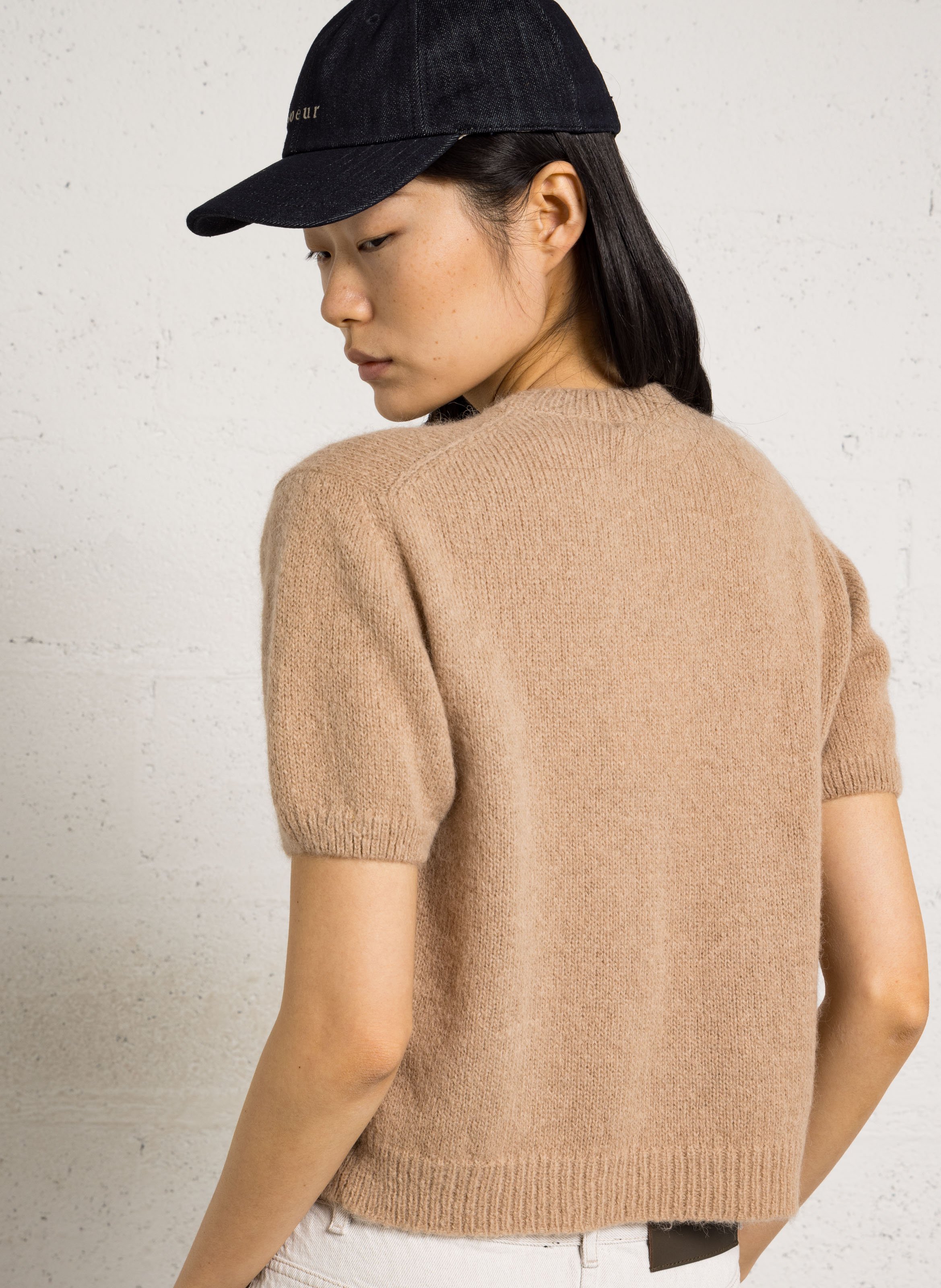 Oversized trui | wolblend MASSCOB Bruin