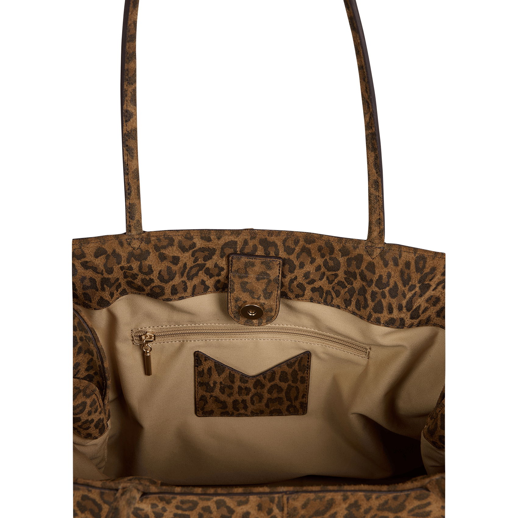 Leather tote bag NAT & NIN Brown