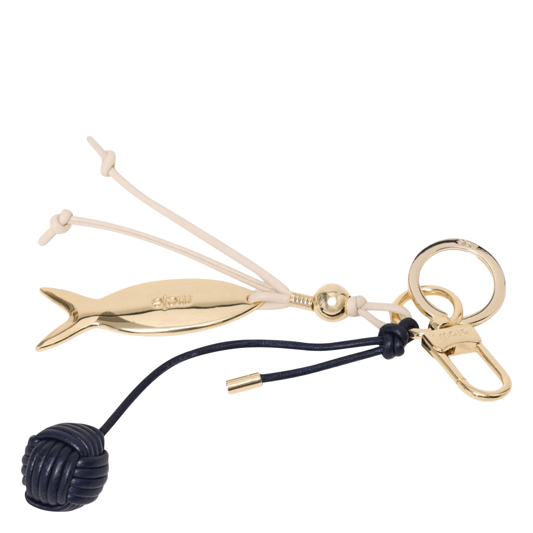 Leather keyring MAJE Multicolored