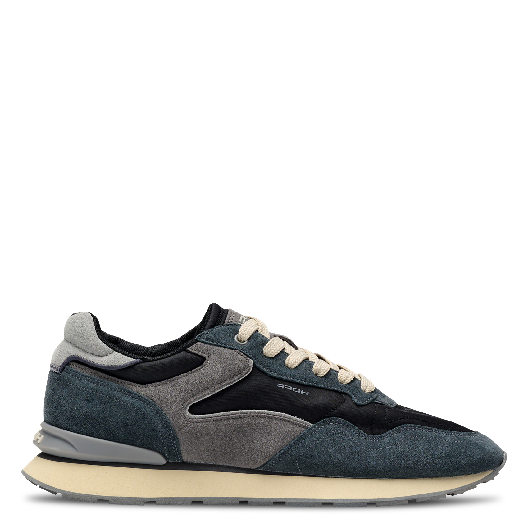 Niedrige Sneaker aus Leder-Mix HOFF Blau