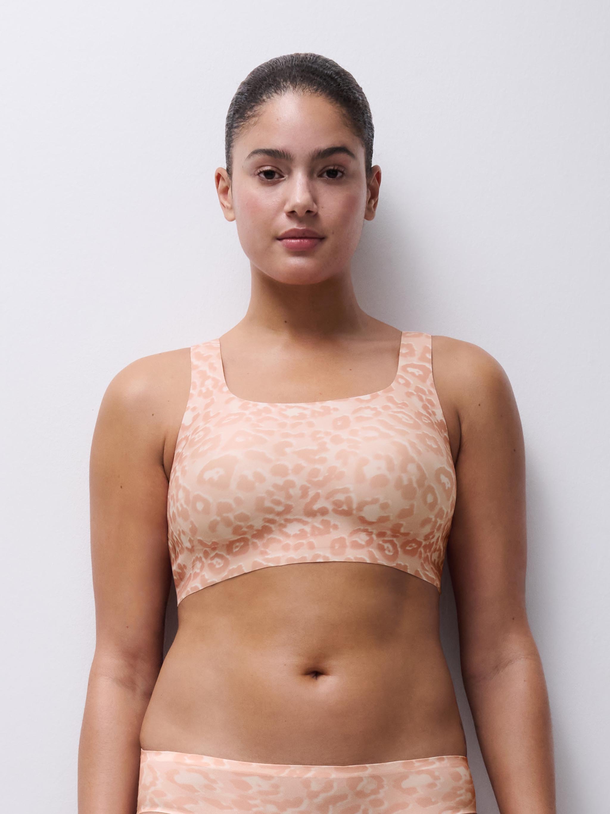 Non-wired bra CHANTELLE Brown