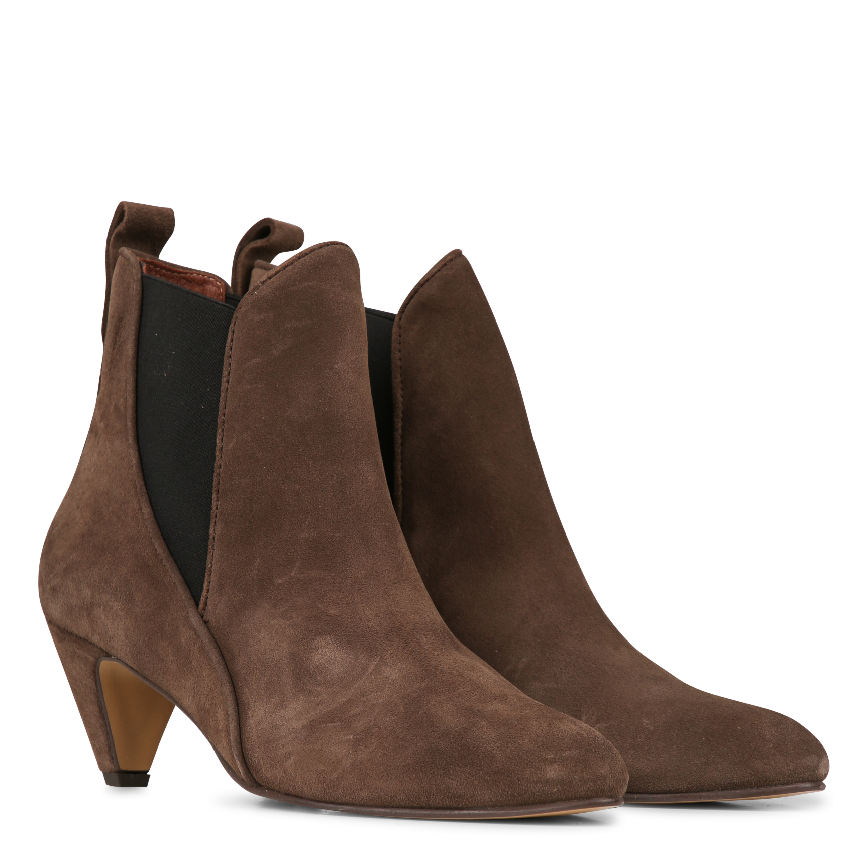 Bottines suédées en cuir ANONYMOUS COPENHAGEN Marron