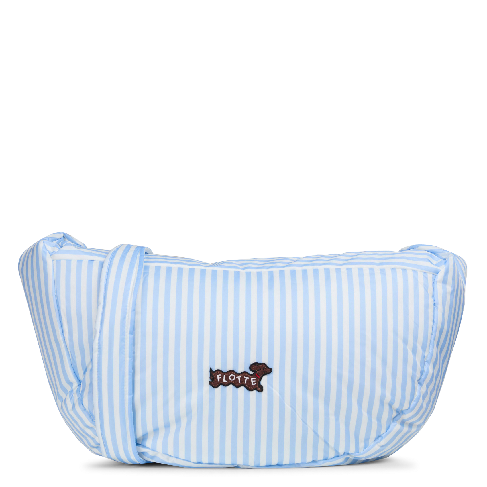 Sac banane rayé avec broderie FLOTTE Blau