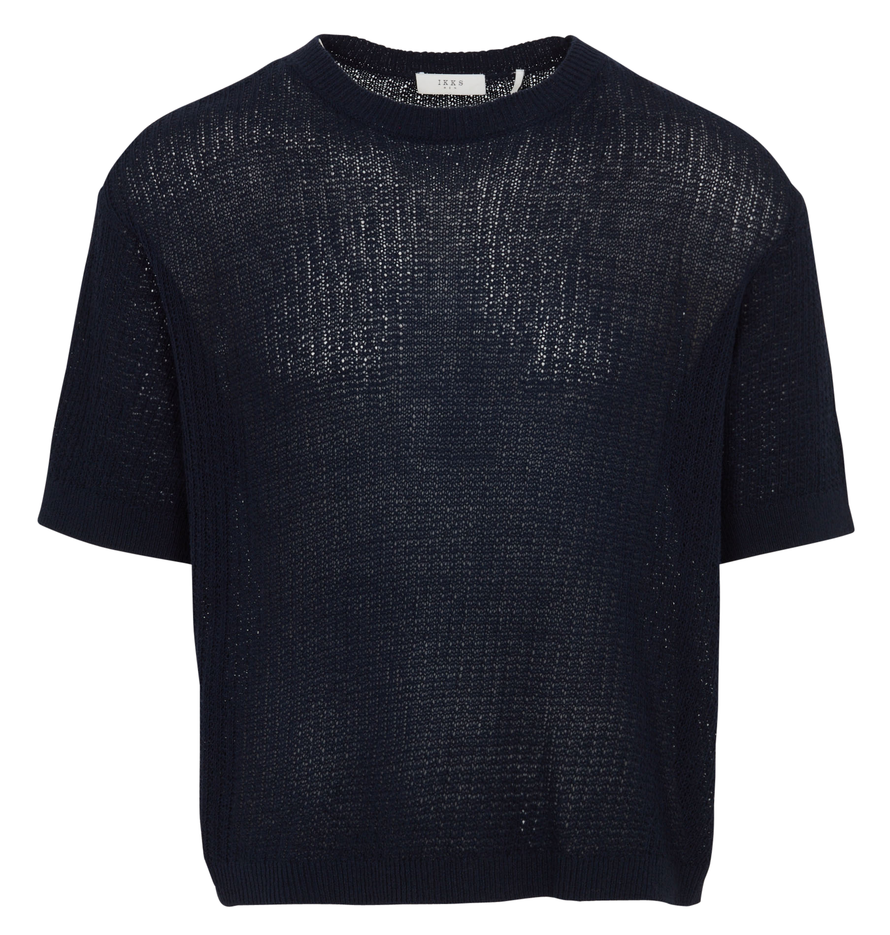 Kurz&auml;rmliger Strickpulli IKKS Blau