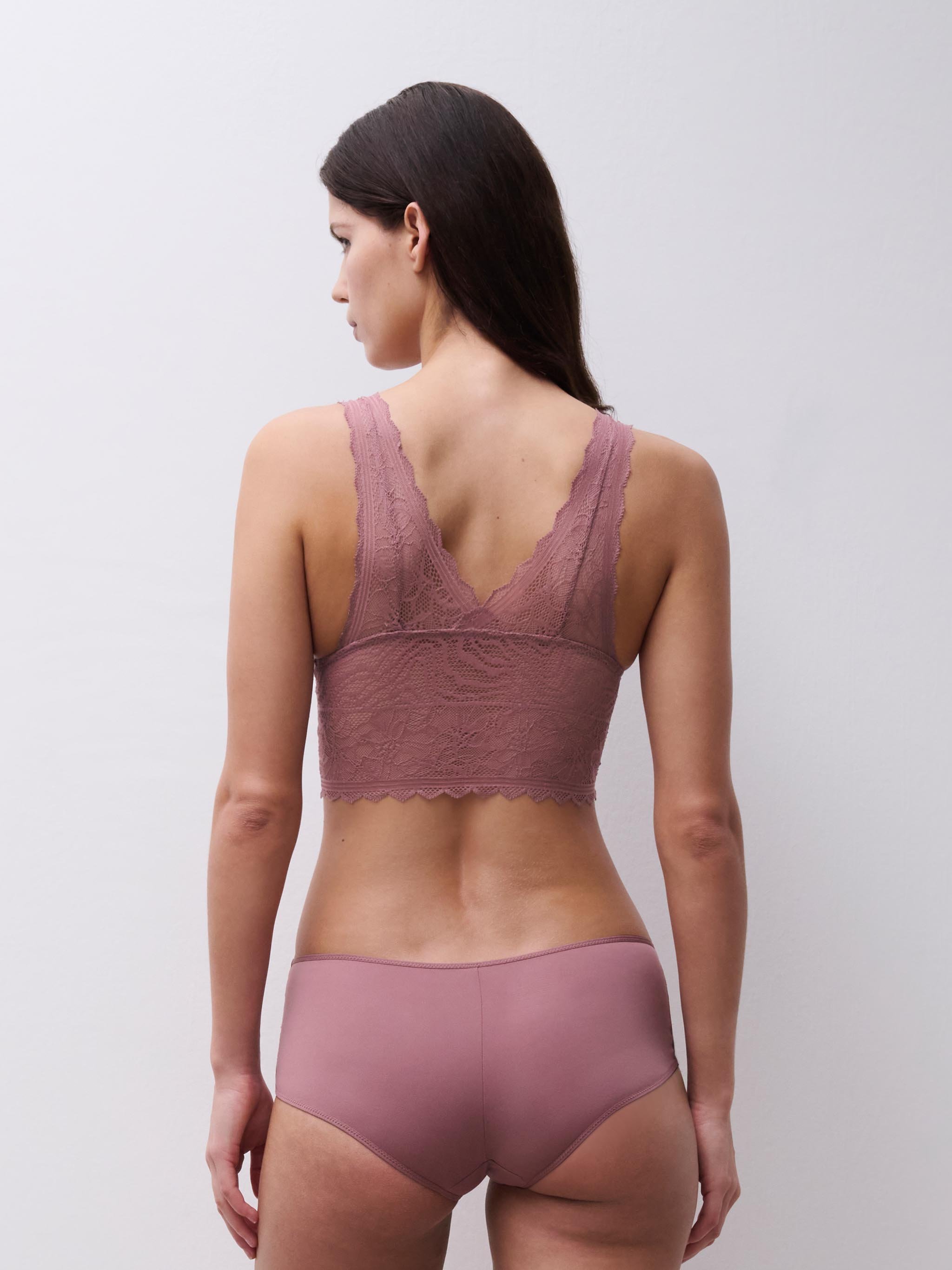 Lace boy shorts CHANTELLE Pink
