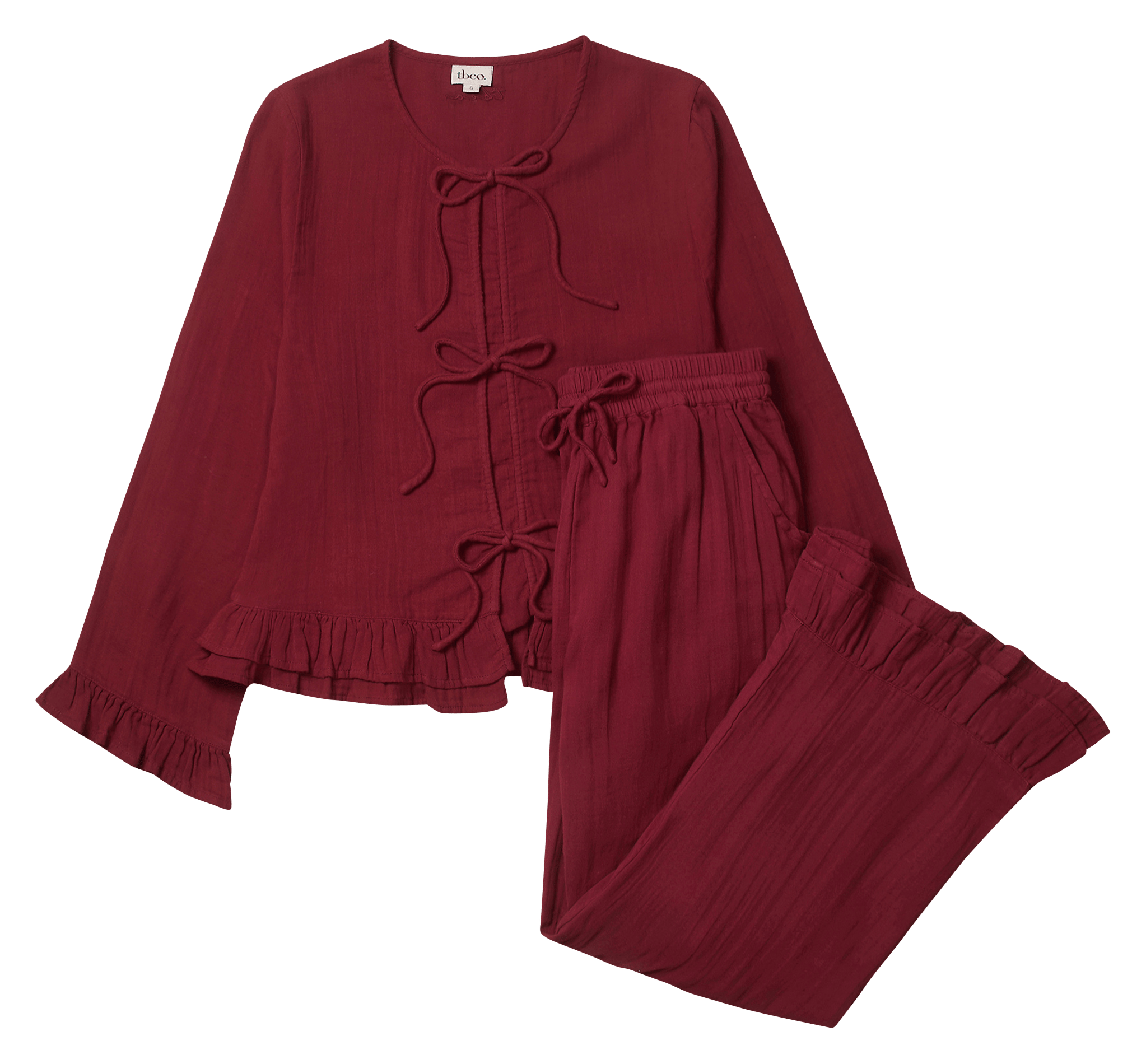 Baumwoll-Pyjama TBCO Rosa