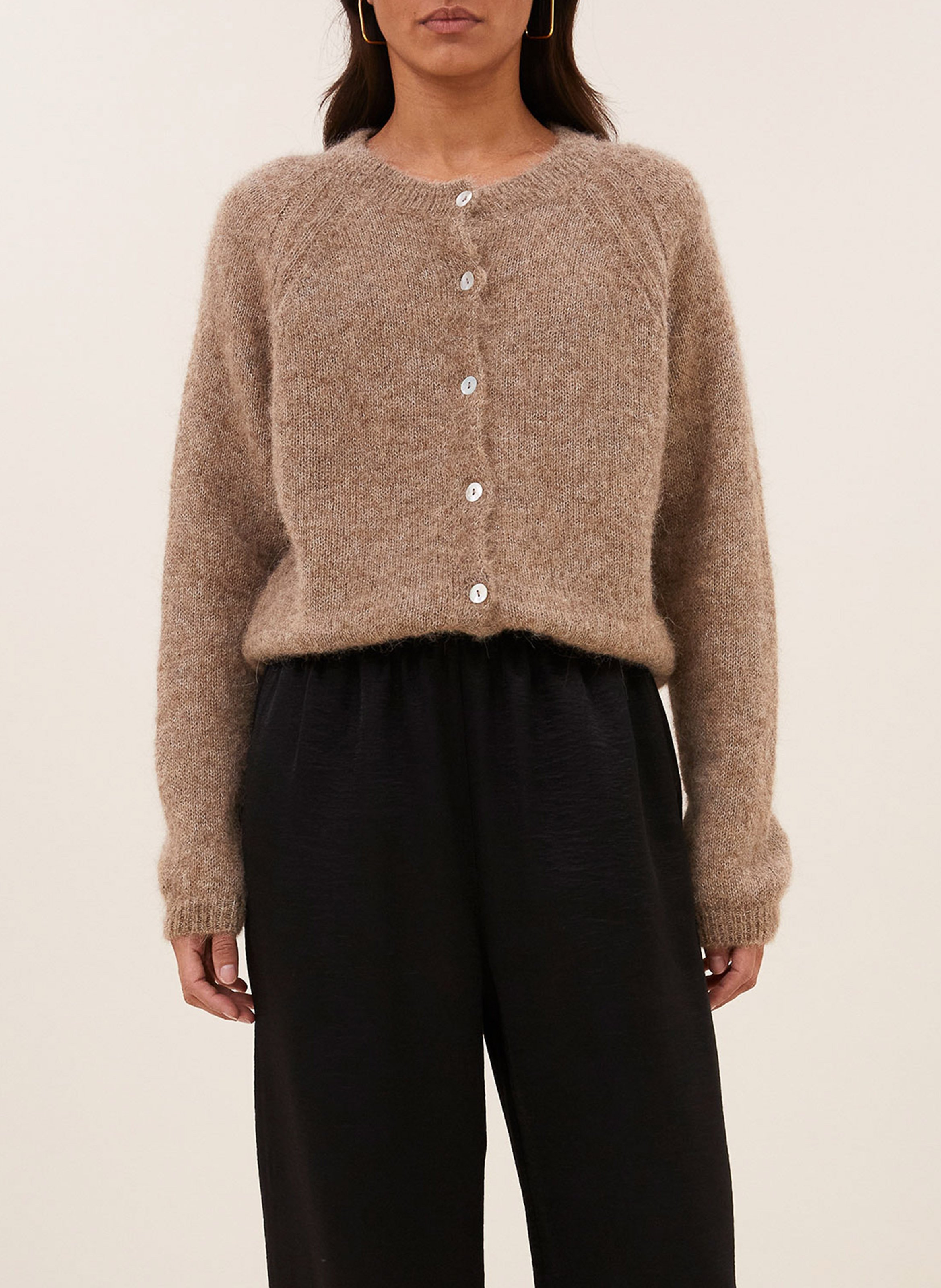 Gilet oversize en laine mélangée BY BAR