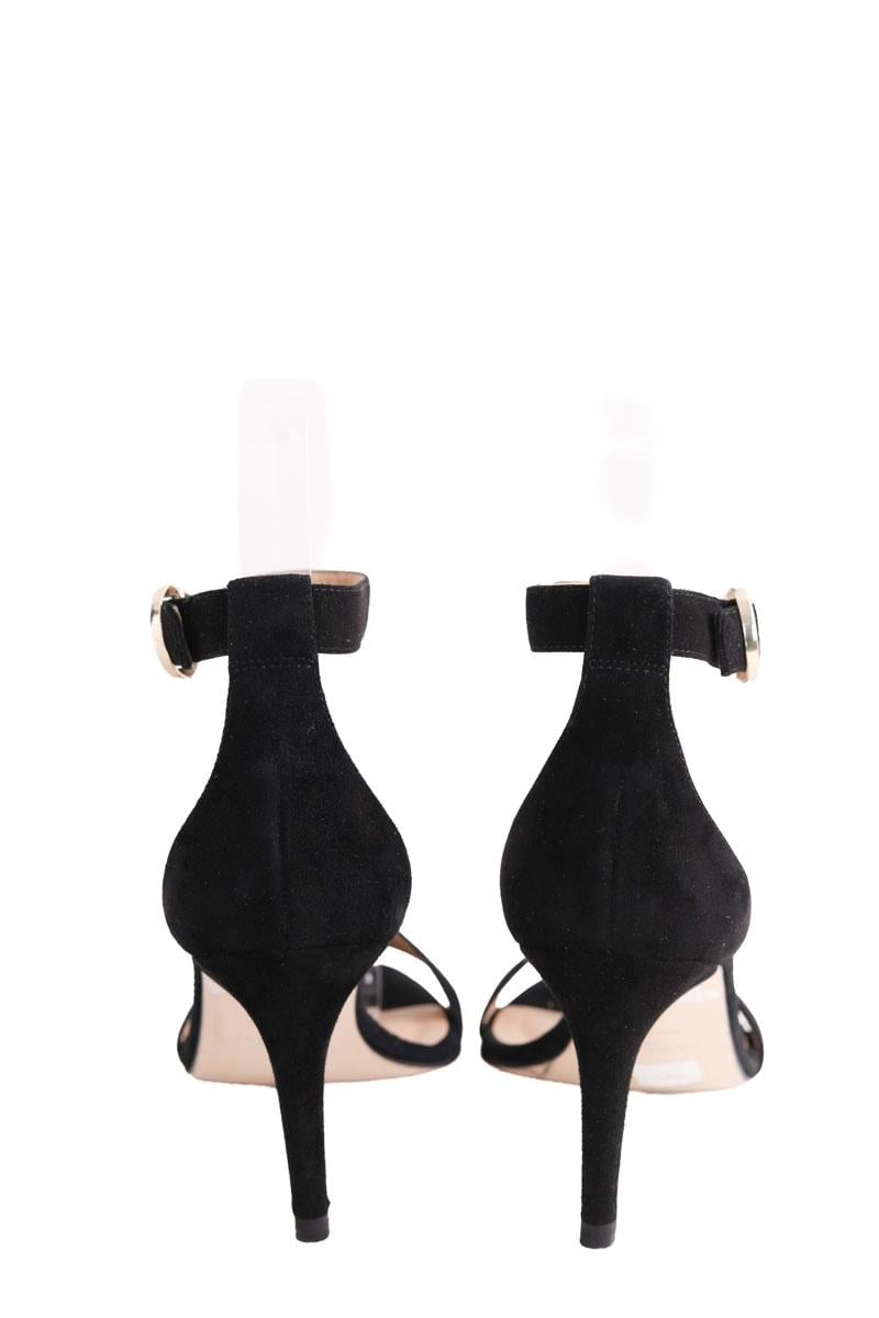 Faux leather sandals LK BENNETT - Seconde Main Black