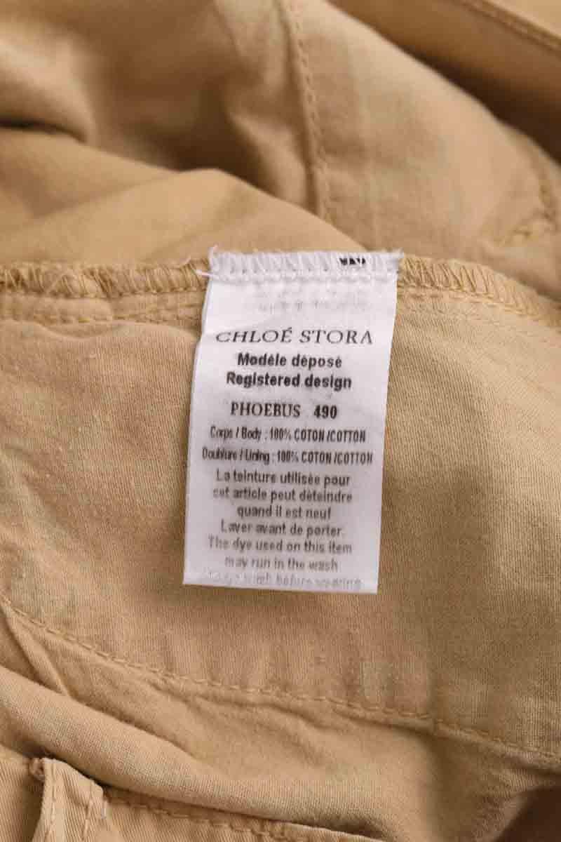 Straight-leg pants CHLOE STORA - SECONDE MAIN Beige