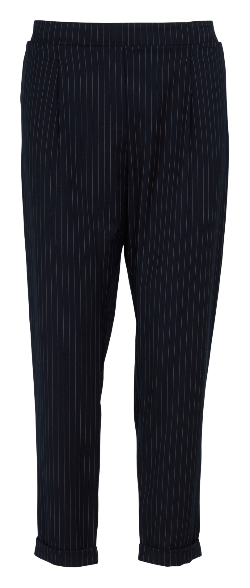 Pantalon droit rayé à pinces PLEASE Bleu