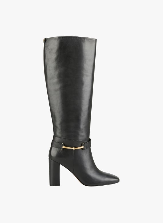 Heeled Leather Boots Noir Cosmoparis Women RABYNA NOIR NOIR Place des Tendances Europe