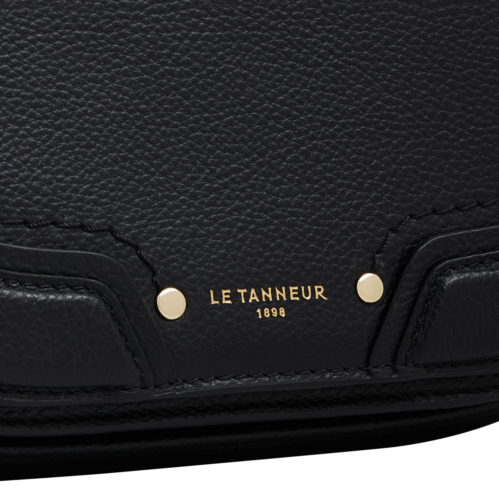 Sac épaule en cuir  LE TANNEUR Noir
