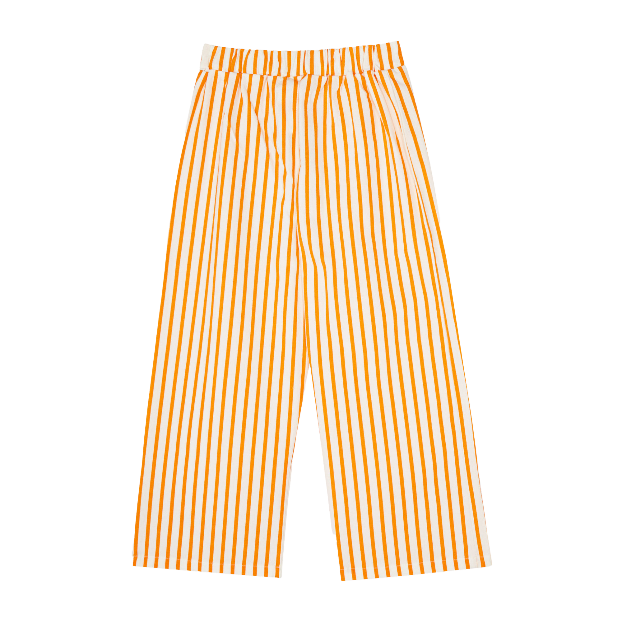 Wide-leg cotton pants THE CAMPAMENTO Orange
