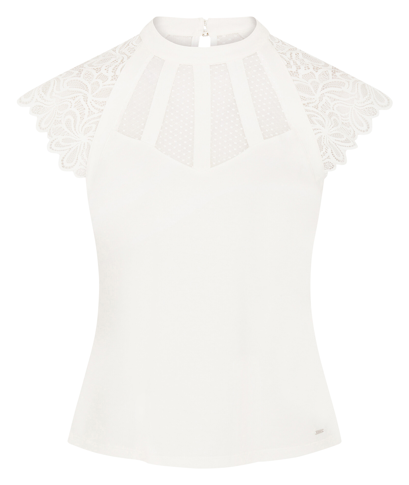 Top manches courtes MORGAN Blanc