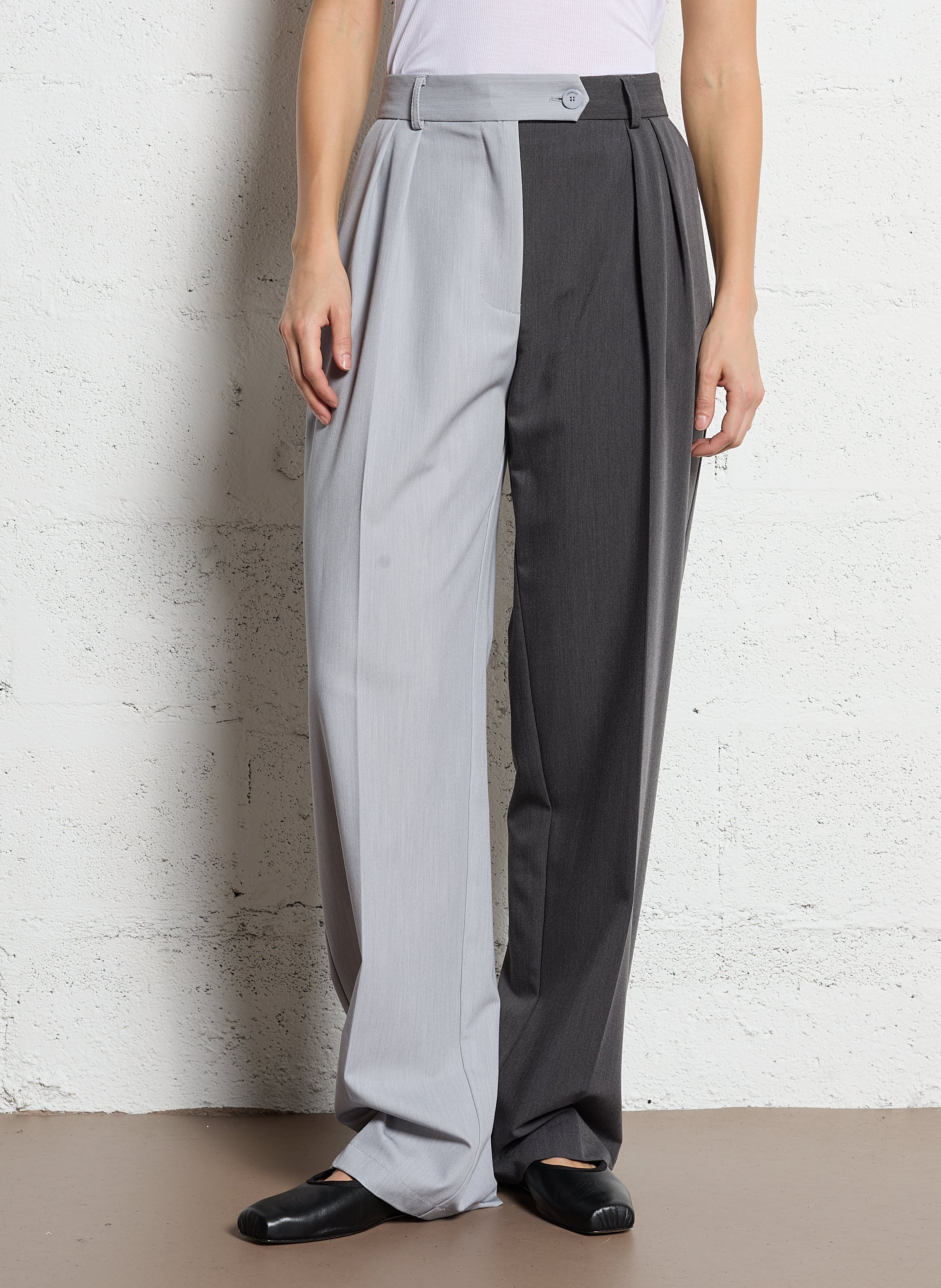 Wide trousers IMPERIAL Grey