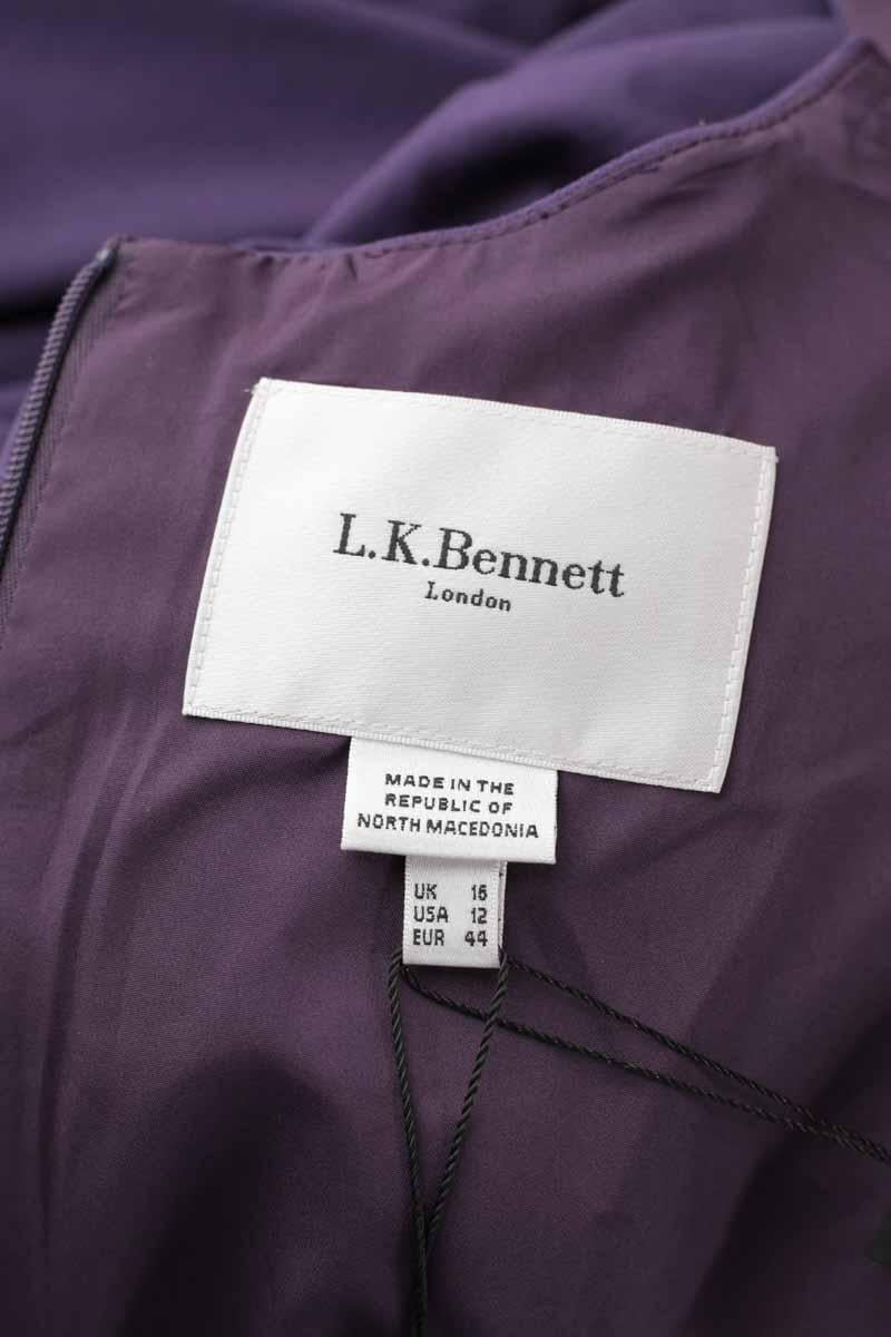 Cotton dress LK BENNETT - Seconde Main Purple
