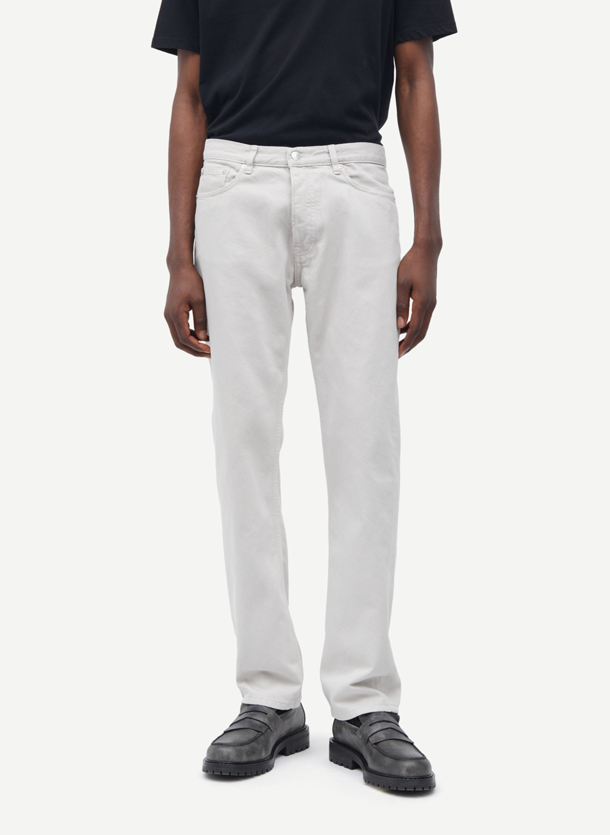 Jean droit SAMSOE SAMSOE Beige