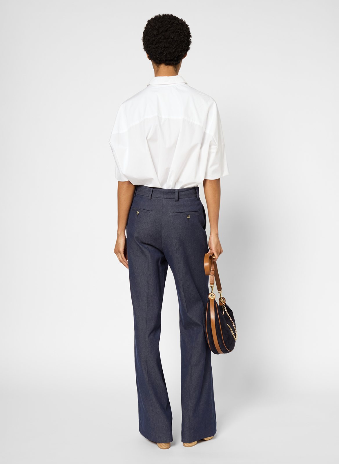 Chemise oversize col classique en coton GERARD DAREL Blanc