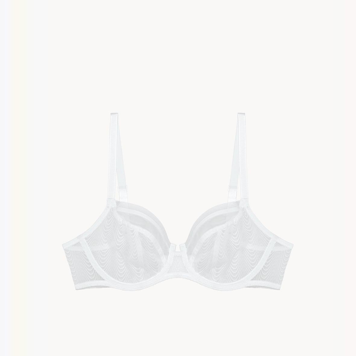 A Fleur De Toi demi-cup bra PASSIONATA White