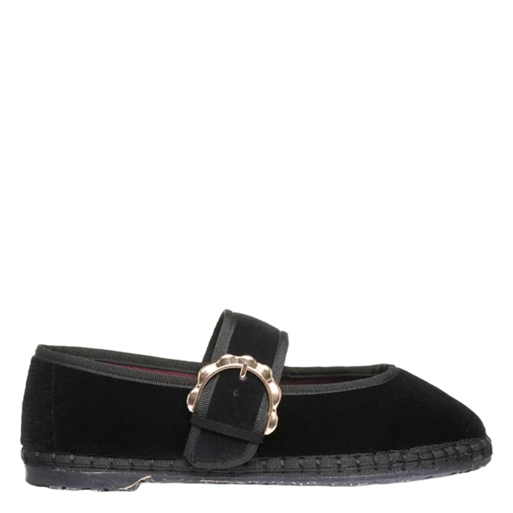 Velour ballet pumps FLABELUS Black