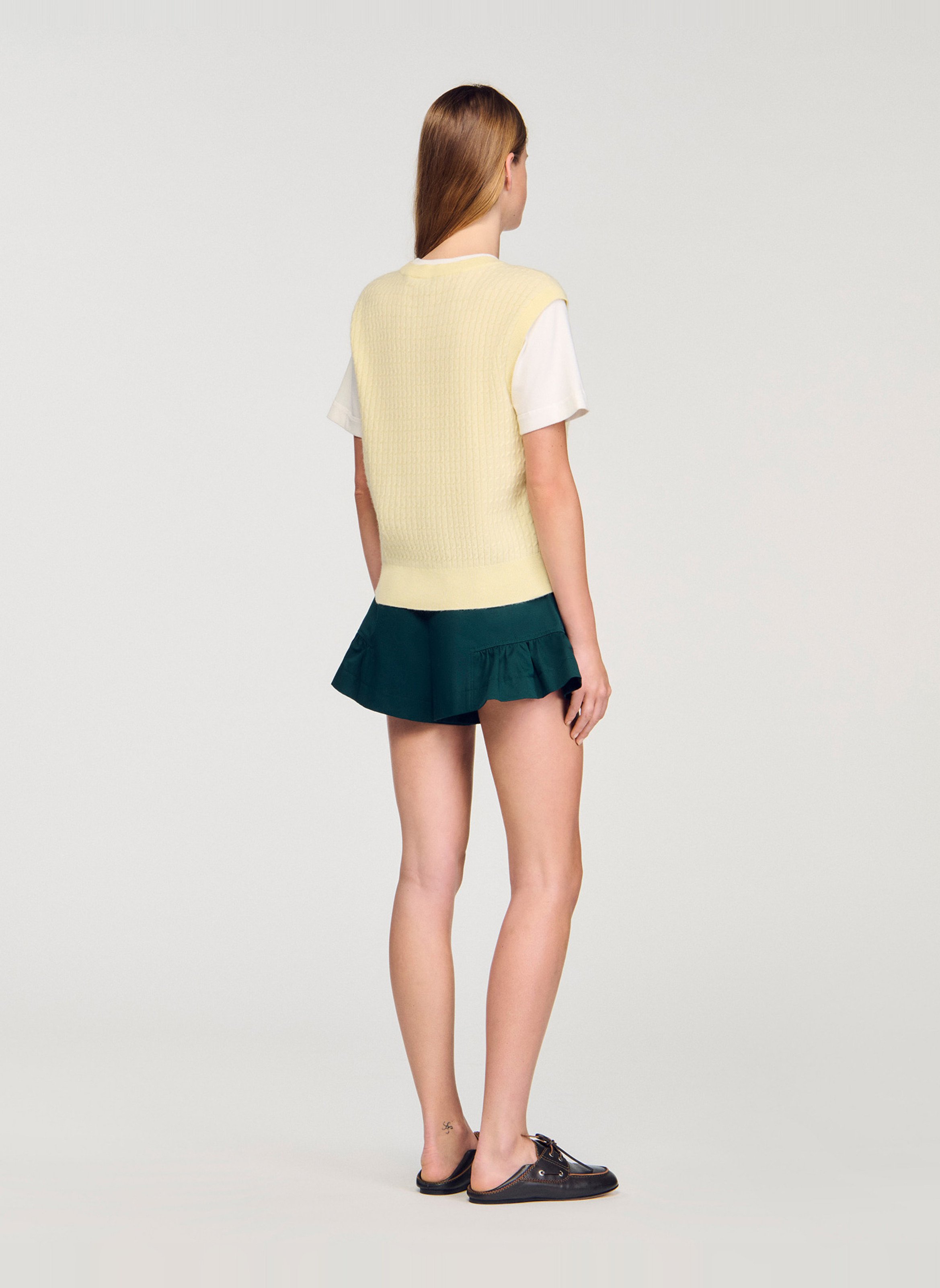 Alpaca wool sweater Yellow